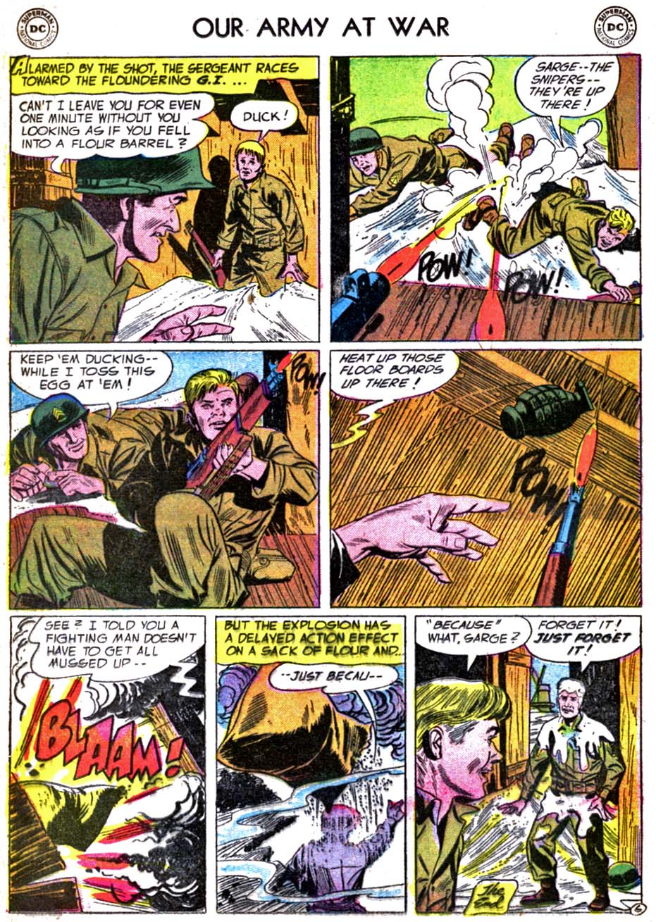 Read online Our Army at War (1952) comic -  Issue #39 - 24