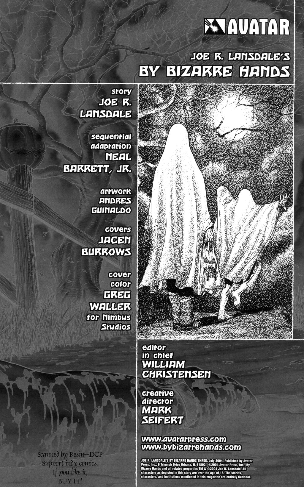 Read online Joe R. Lansdale's By Bizarre Hands comic -  Issue #3 - 2