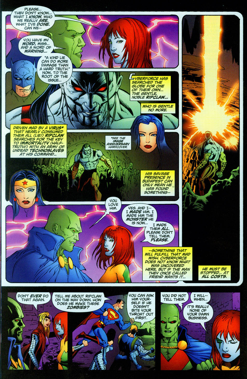 Read online JLA/Cyberforce comic -  Issue # Full - 18