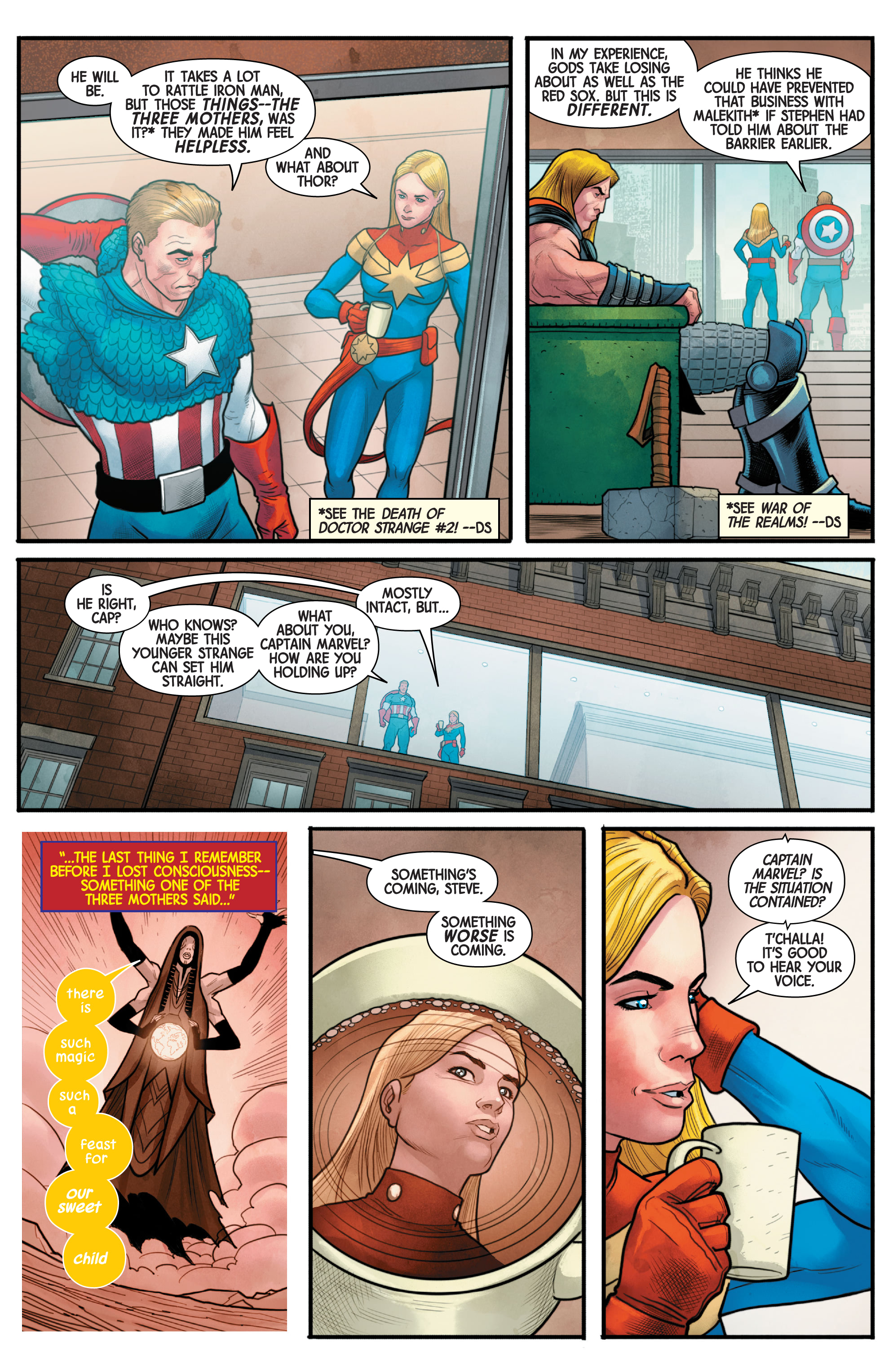 Read online Death of Doctor Strange: One-Shots comic -  Issue # Avengers - 10