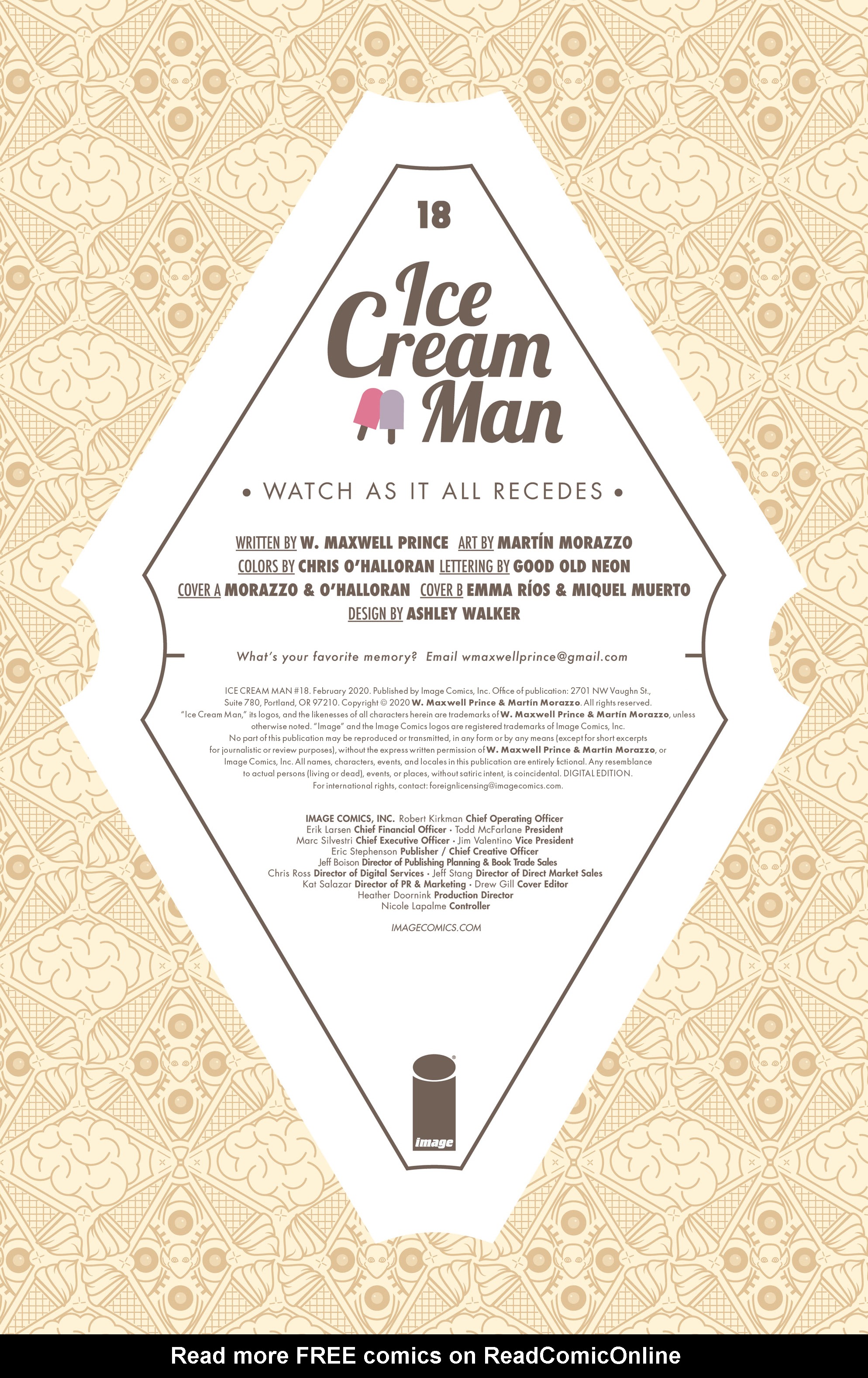 Read online Ice Cream Man comic -  Issue #18 - 2