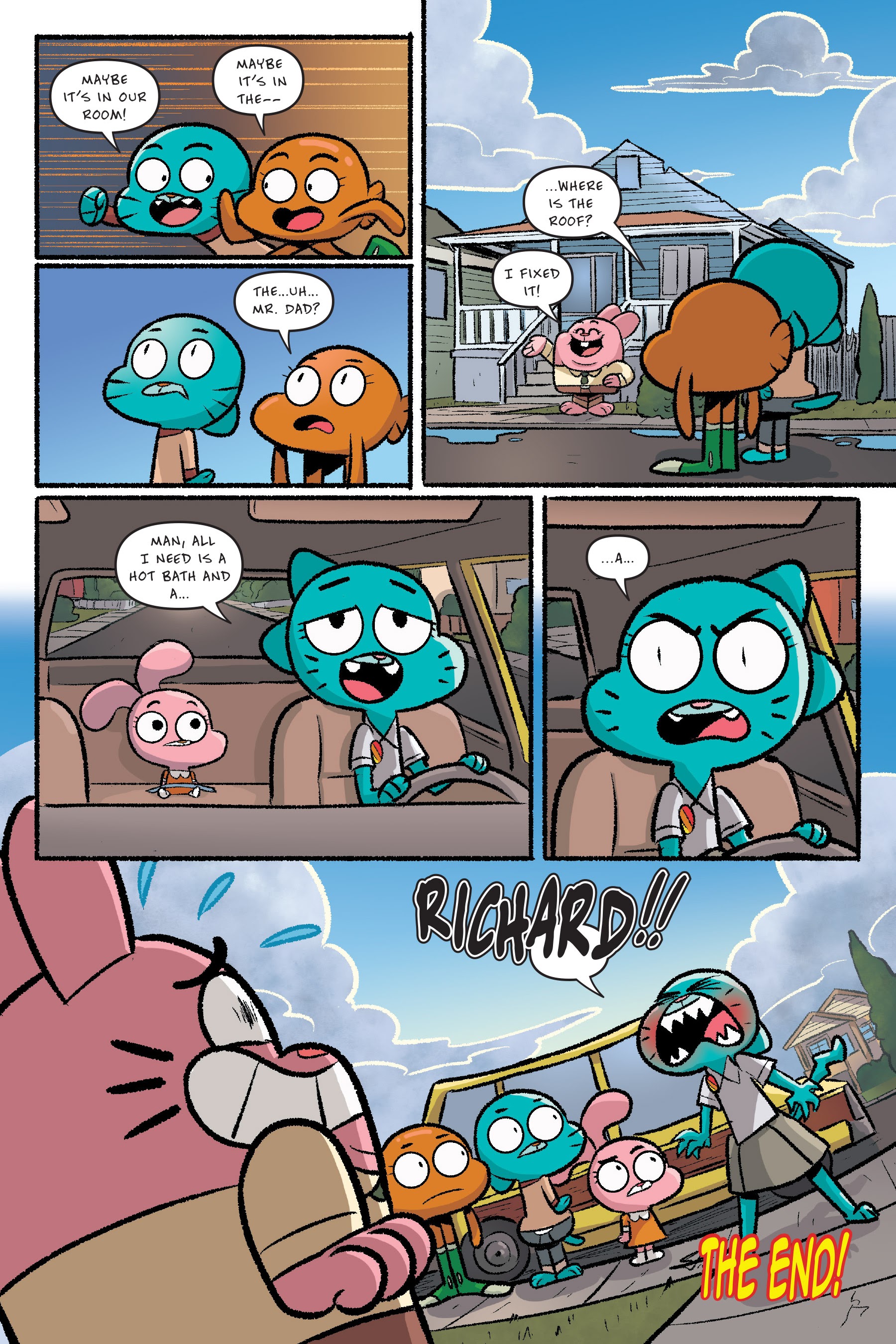 Read online The Amazing World of Gumball: The Storm comic -  Issue # TPB - 145