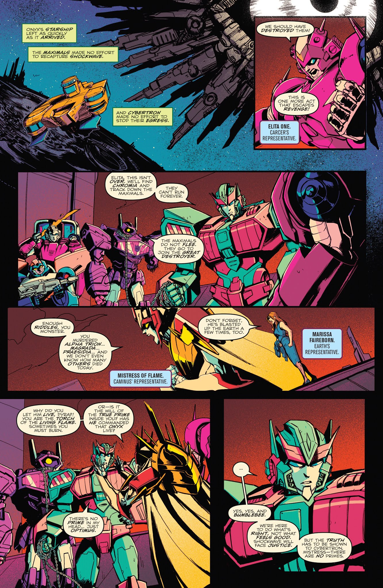 Read online Optimus Prime comic -  Issue #21 - 23