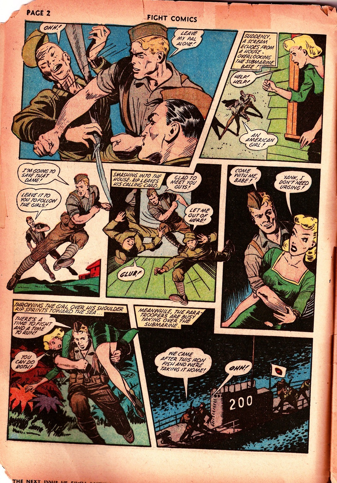 Read online Fight Comics comic -  Issue #23 - 4