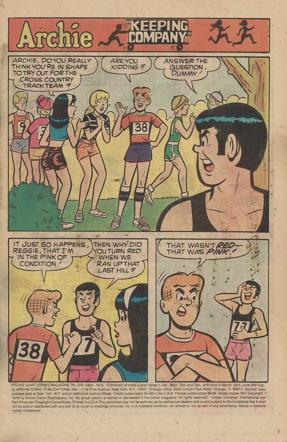 Read online Archie Giant Series Magazine comic -  Issue #249 - 3