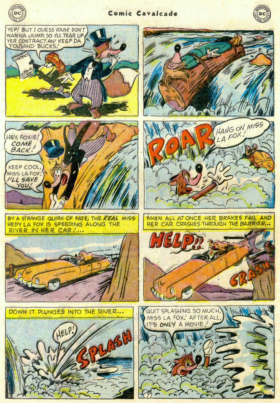 Read online Comic Cavalcade comic -  Issue #49 - 9