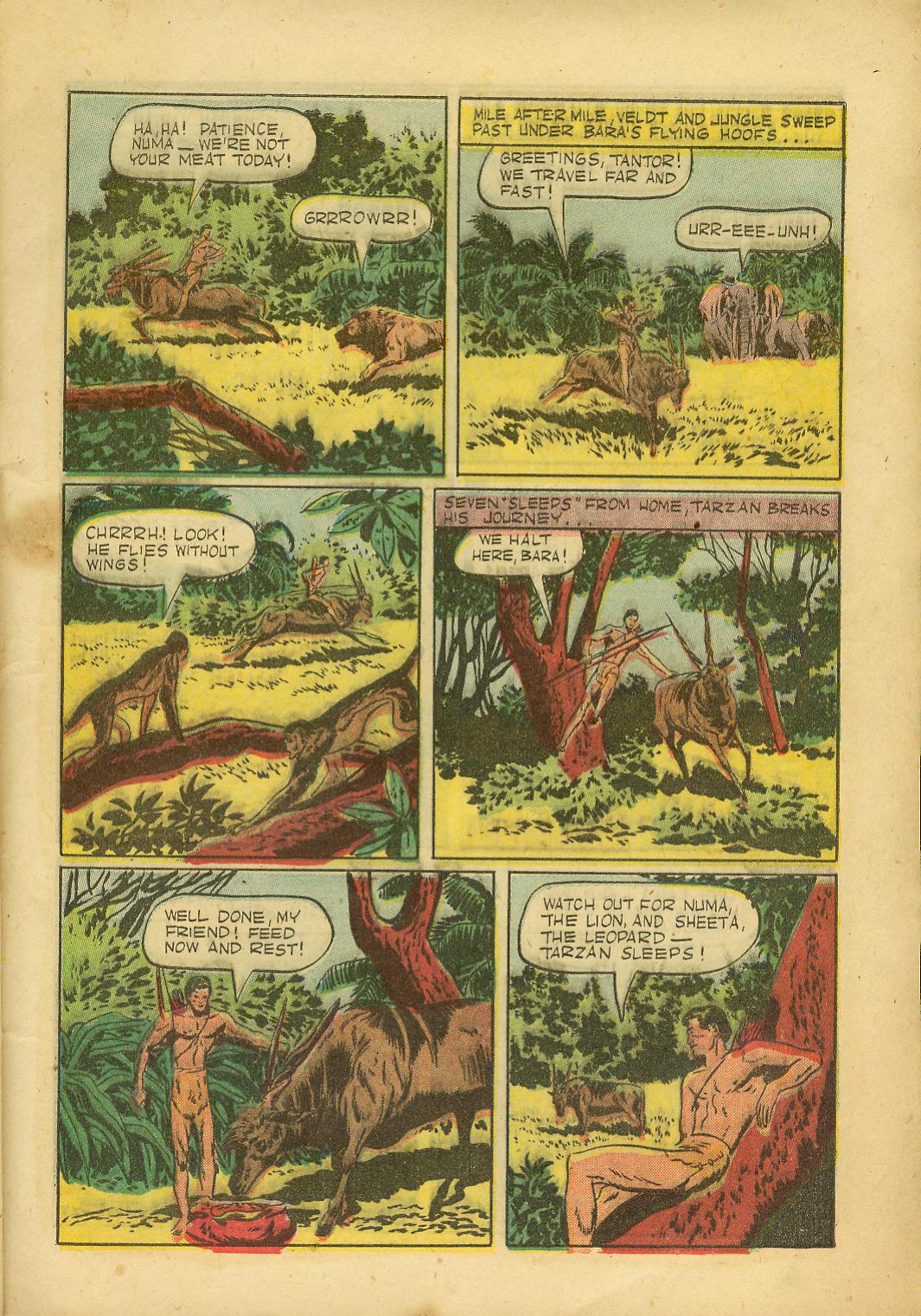 Read online Tarzan (1948) comic -  Issue #17 - 5