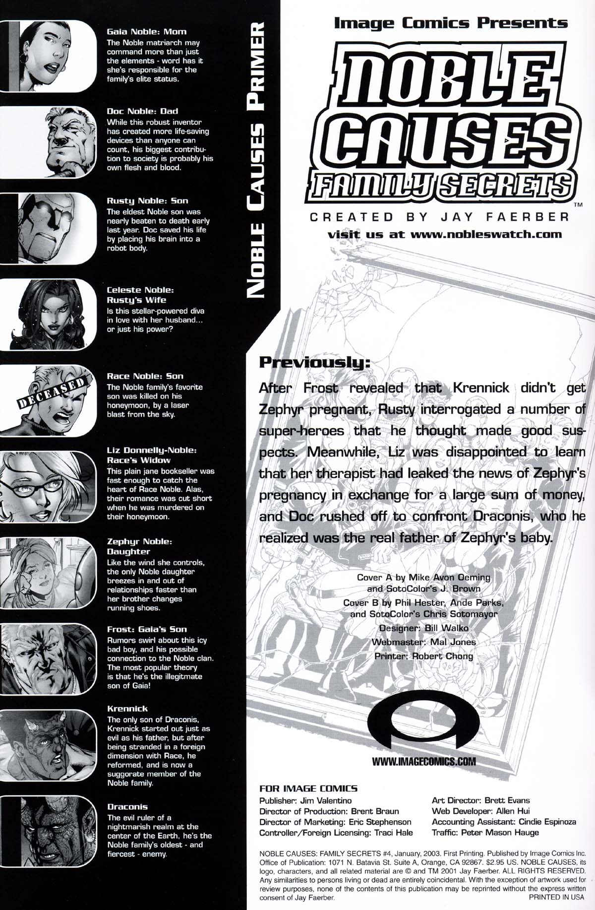 Read online Noble Causes: Family Secrets comic -  Issue #4 - 2