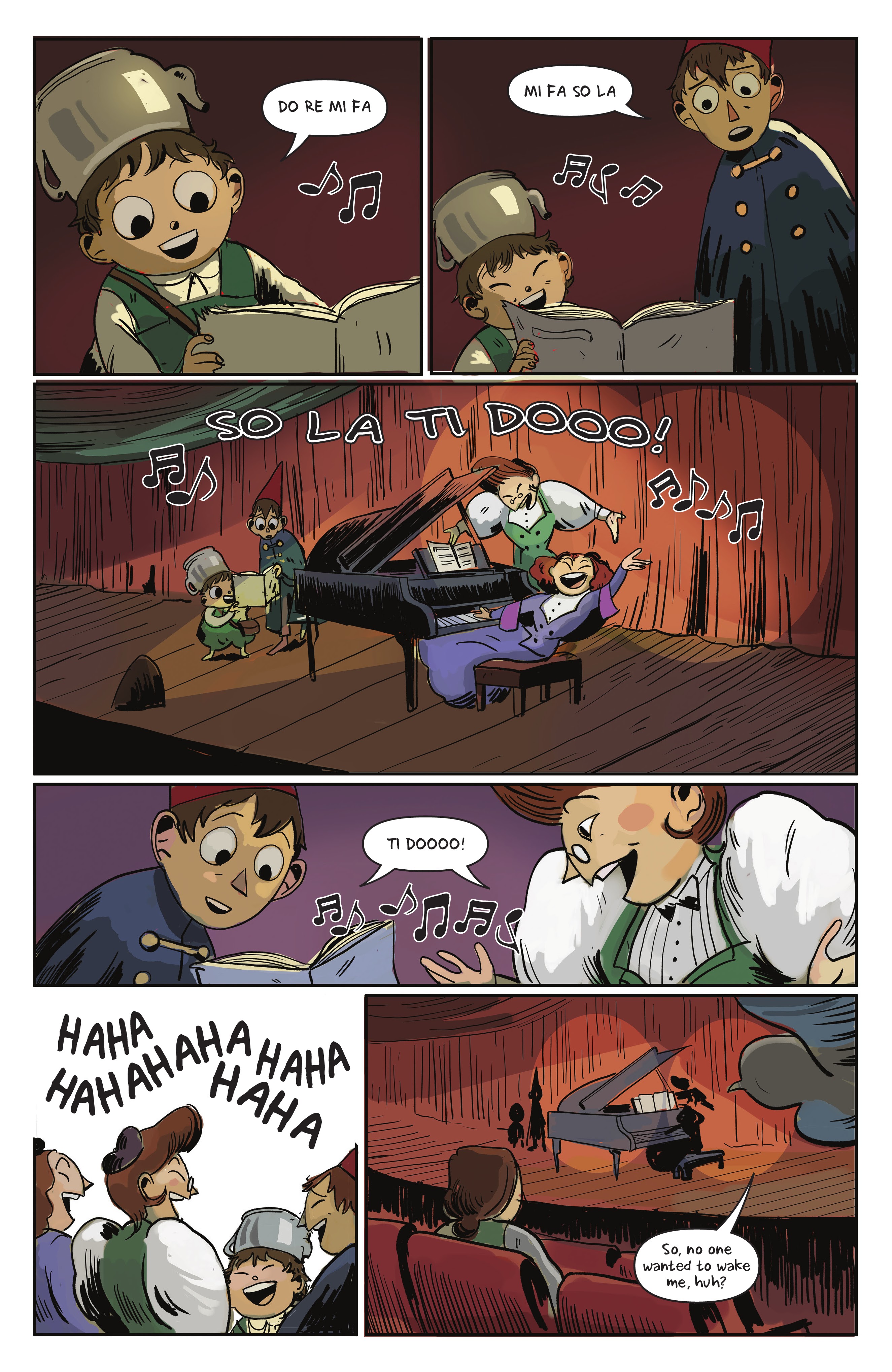 Read online Over the Garden Wall: Soulful Symphonies comic -  Issue # TPB - 31