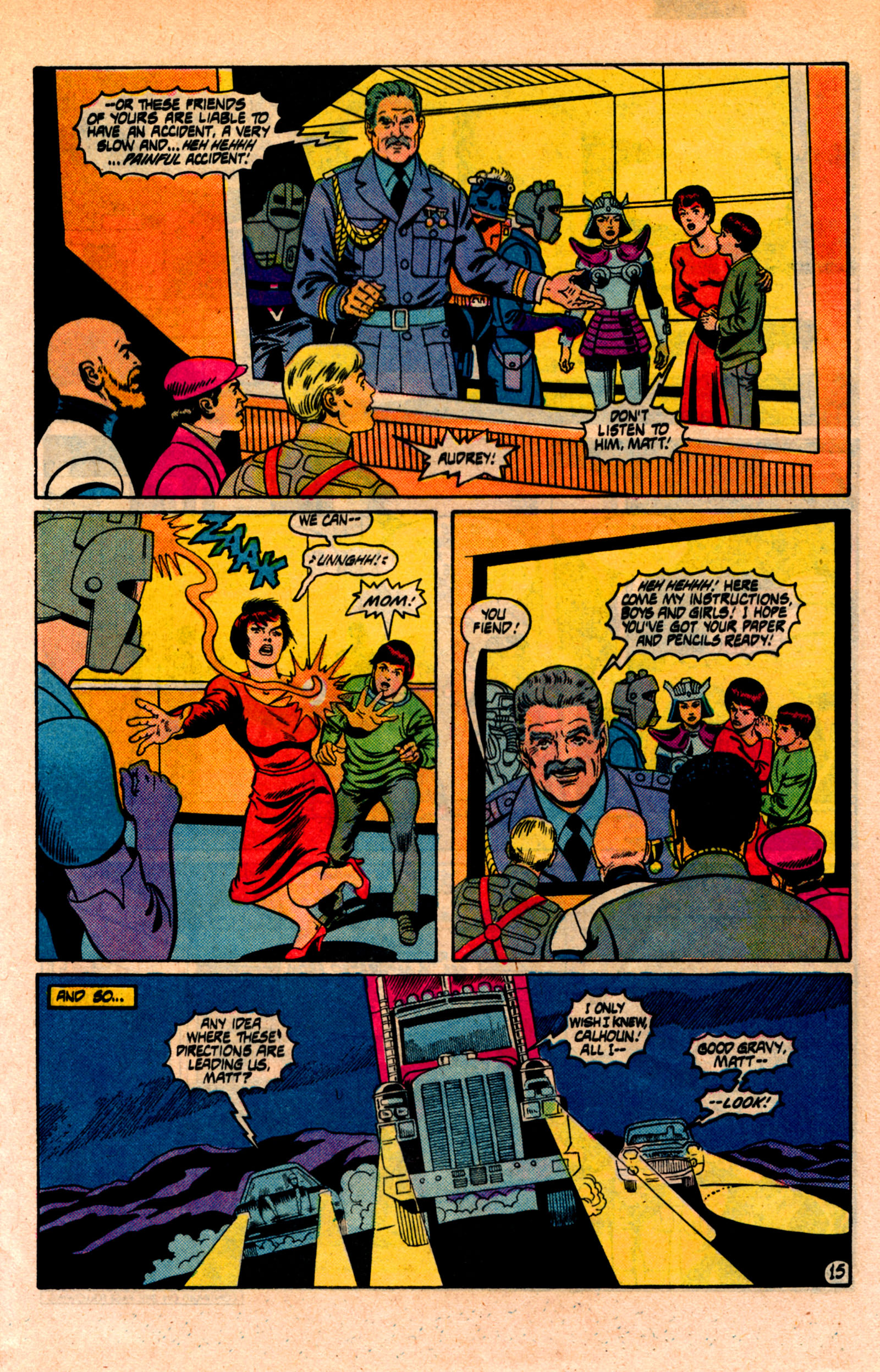 Read online MASK (1987) comic -  Issue #9 - 21