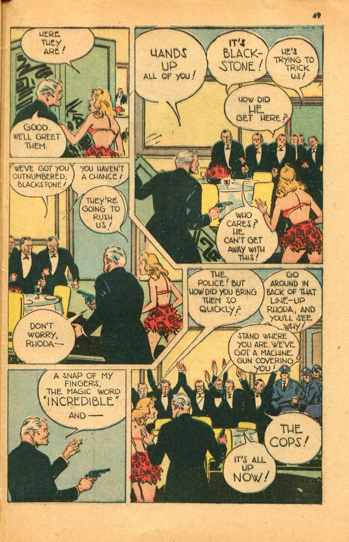 Read online Super-Magician Comics comic -  Issue #46 - 49