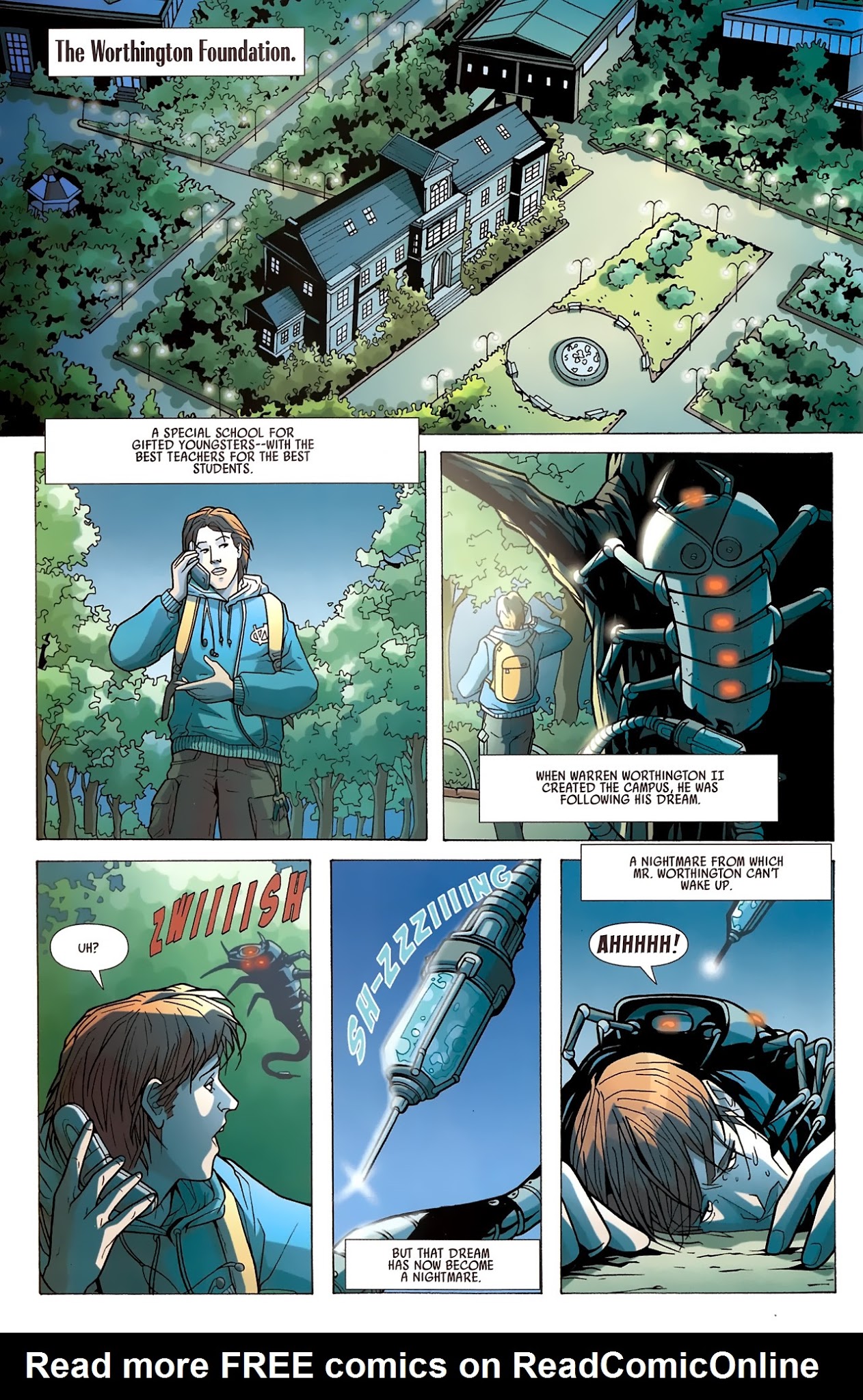 Read online X-Campus comic -  Issue #4 - 5