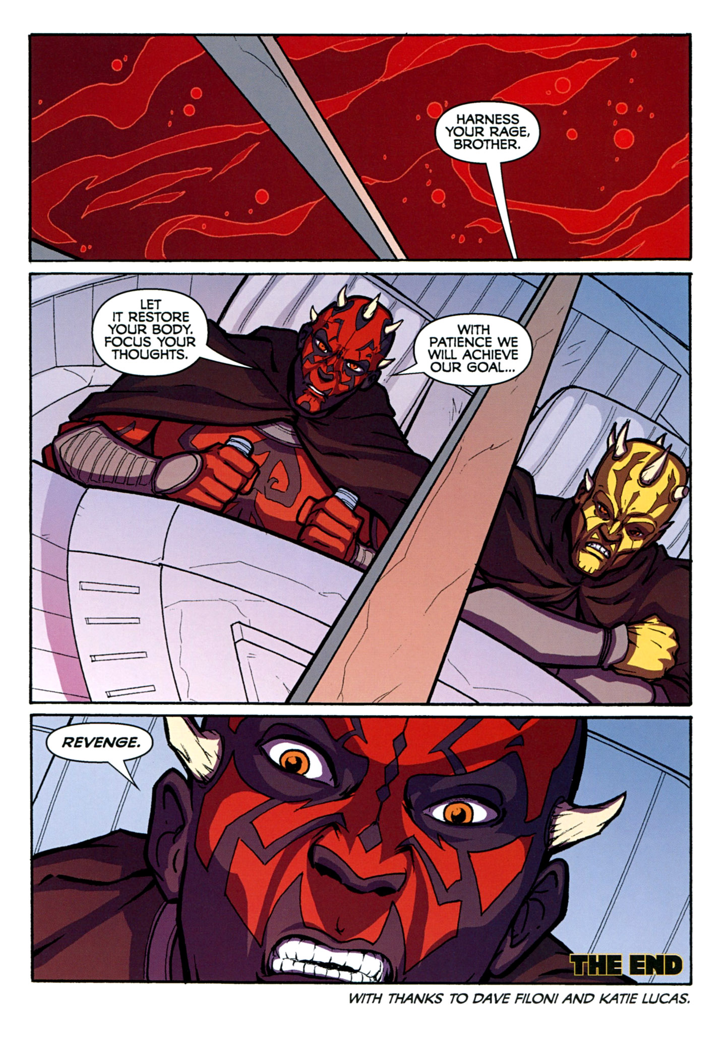 Read online Star Wars: The Clone Wars - The Sith Hunters comic -  Issue # Full - 77