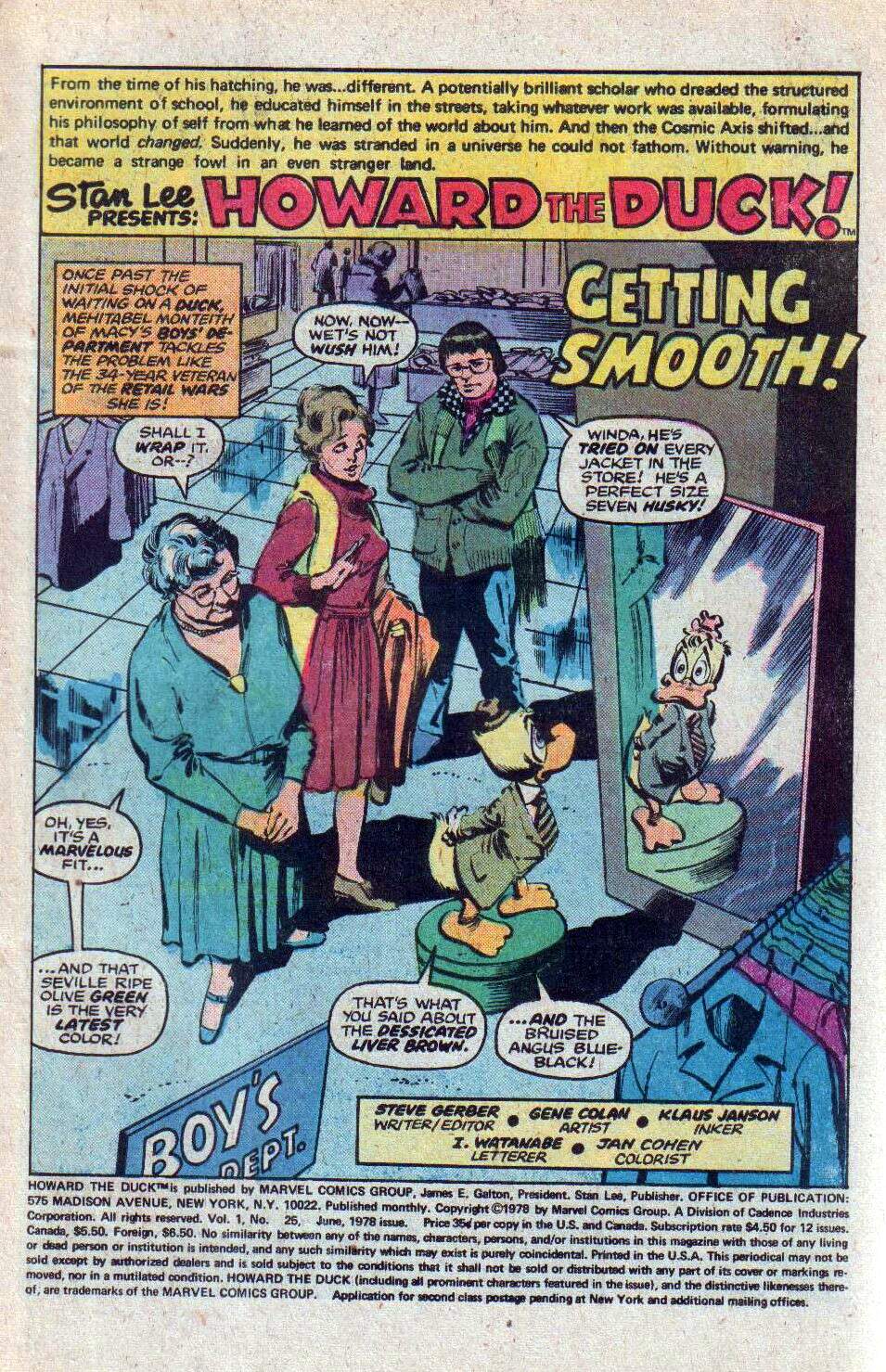 Read online Howard the Duck (1976) comic -  Issue #25 - 2