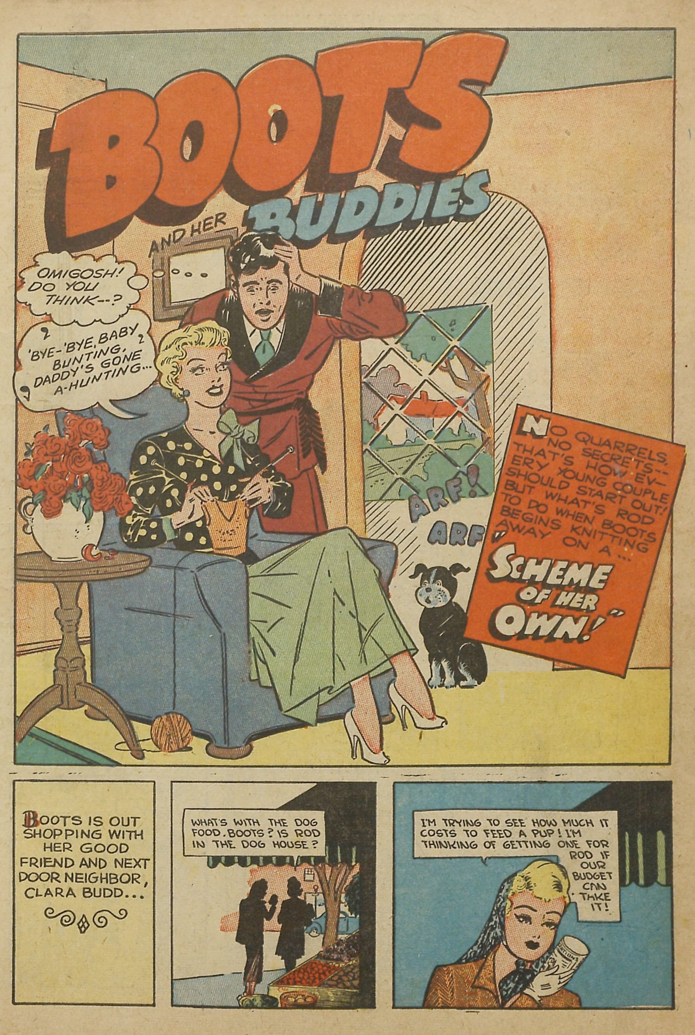 Read online Boots and Her Buddies (1948) comic -  Issue #9 - 3