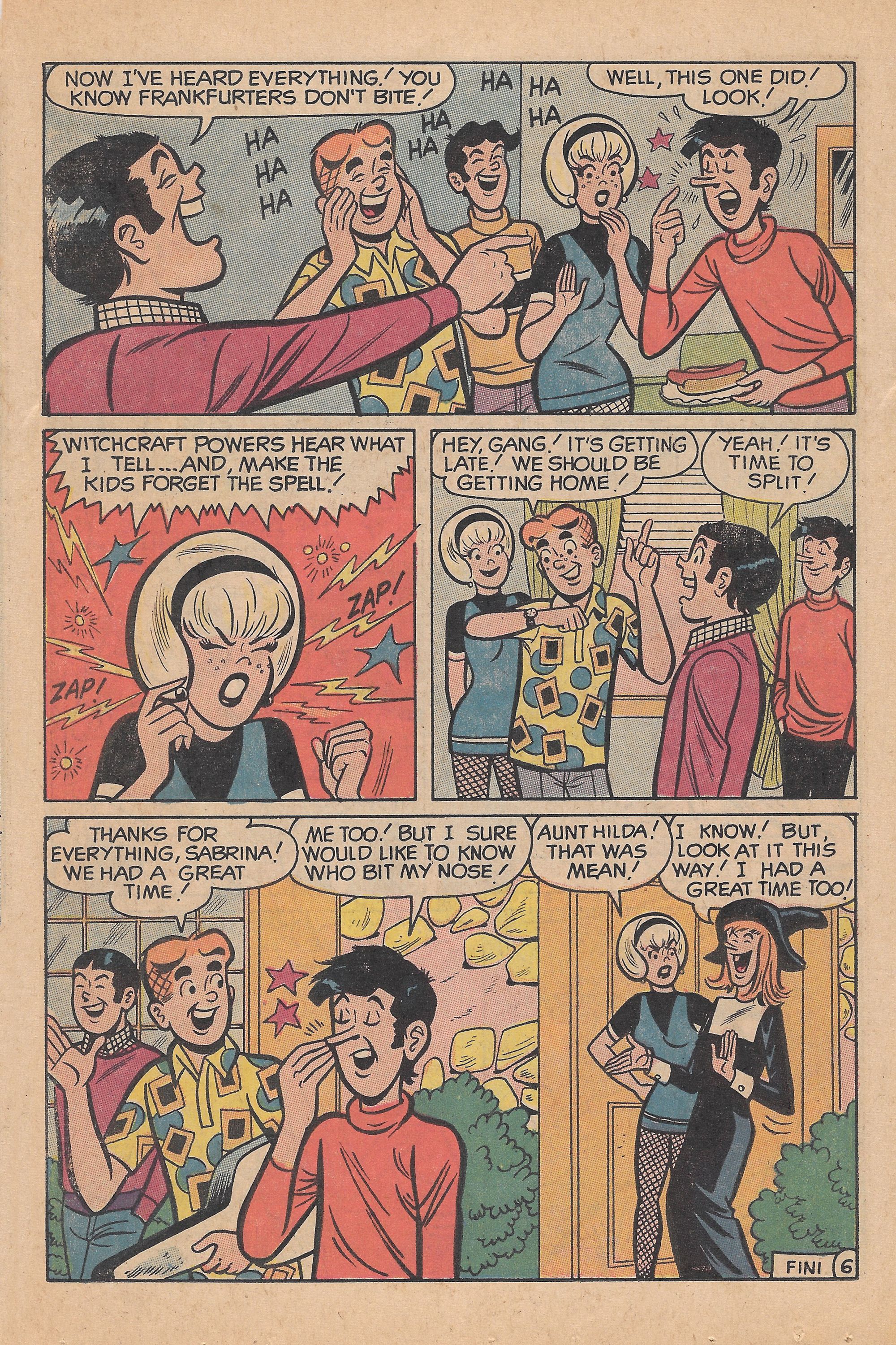 Read online Archie's TV Laugh-Out comic -  Issue #5 - 8