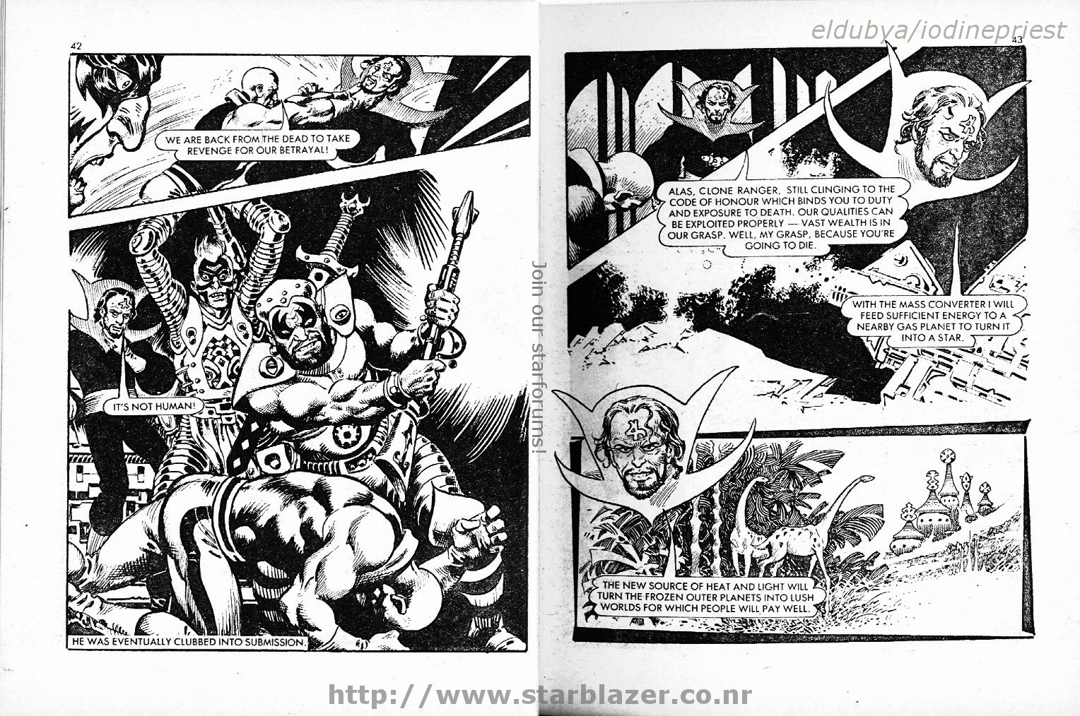 Read online Starblazer comic -  Issue #166 - 23