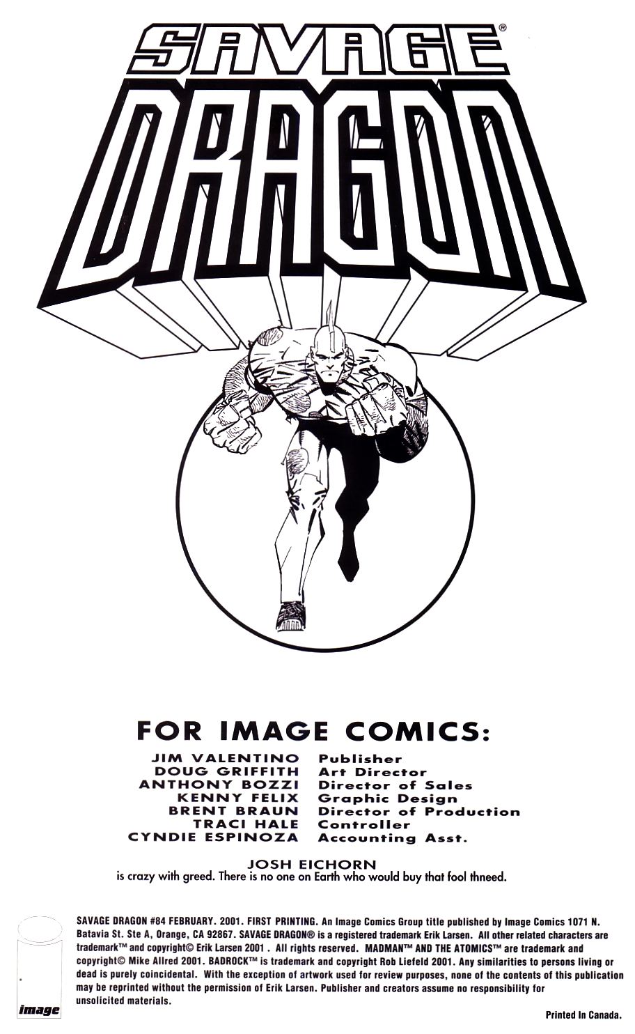 Read online The Savage Dragon (1993) comic -  Issue #84 - 2