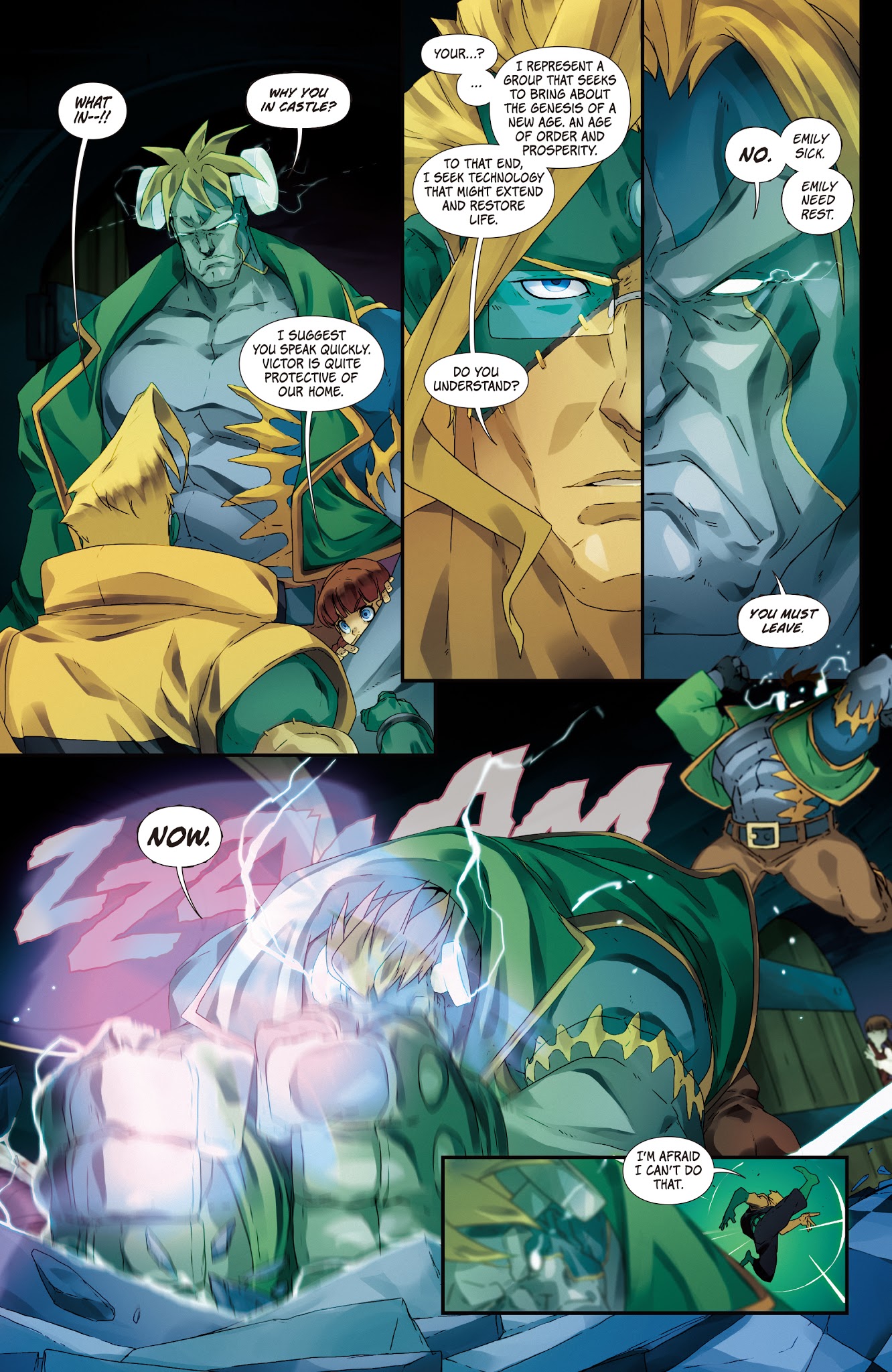 Read online Street Fighter VS Darkstalkers comic -  Issue #3 - 4