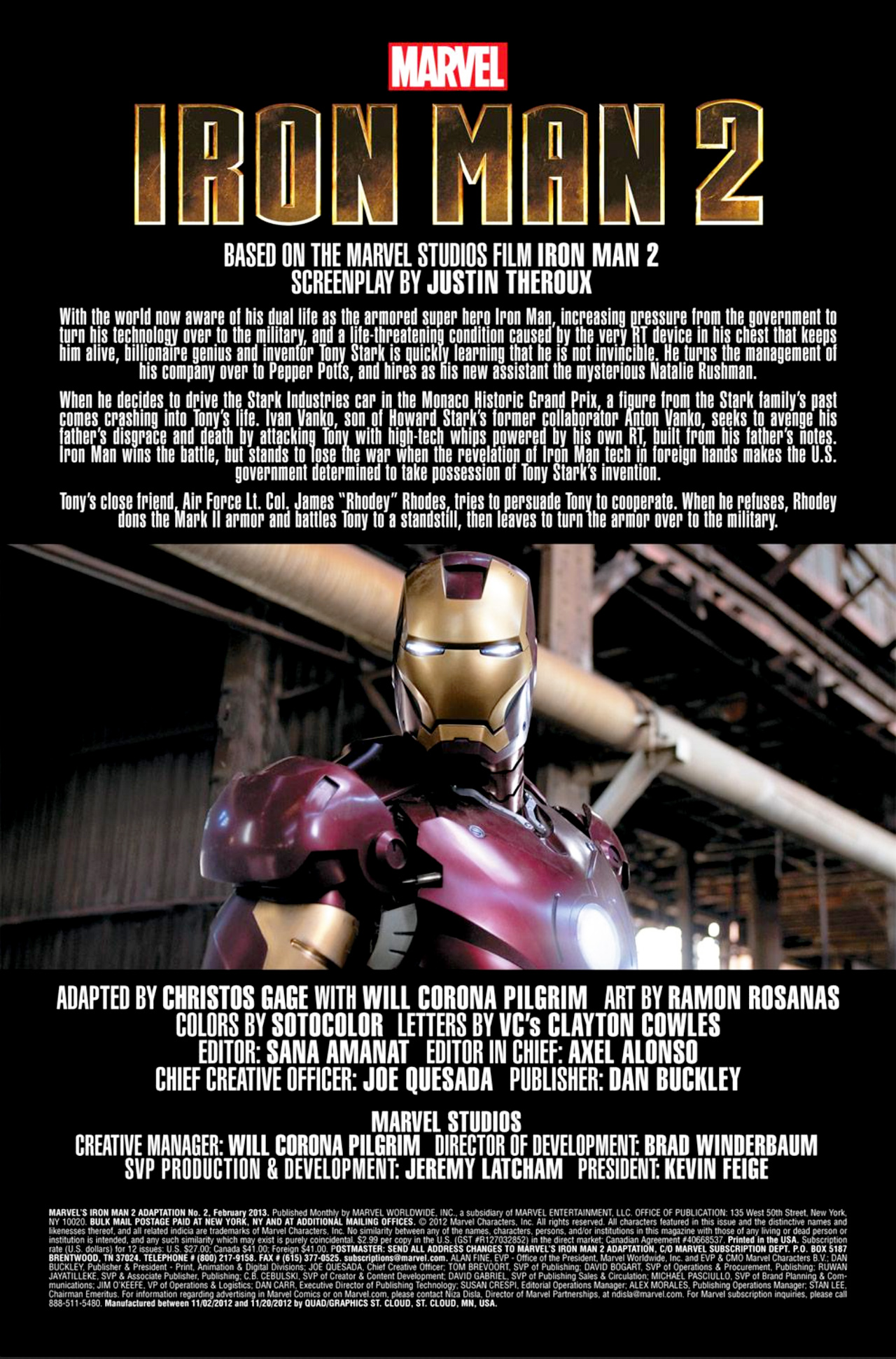 Read online Marvel's Iron Man 2 Adaptation comic -  Issue #2 - 2