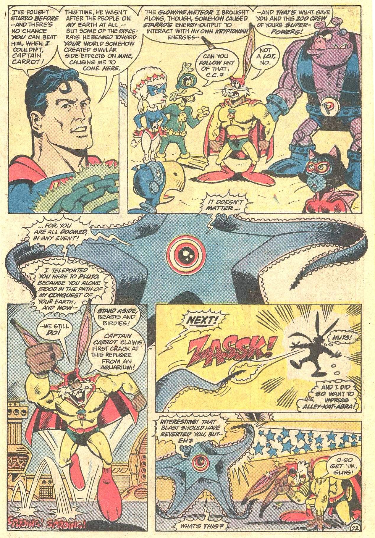 Read online Captain Carrot and His Amazing Zoo Crew! comic -  Issue #1 - 23