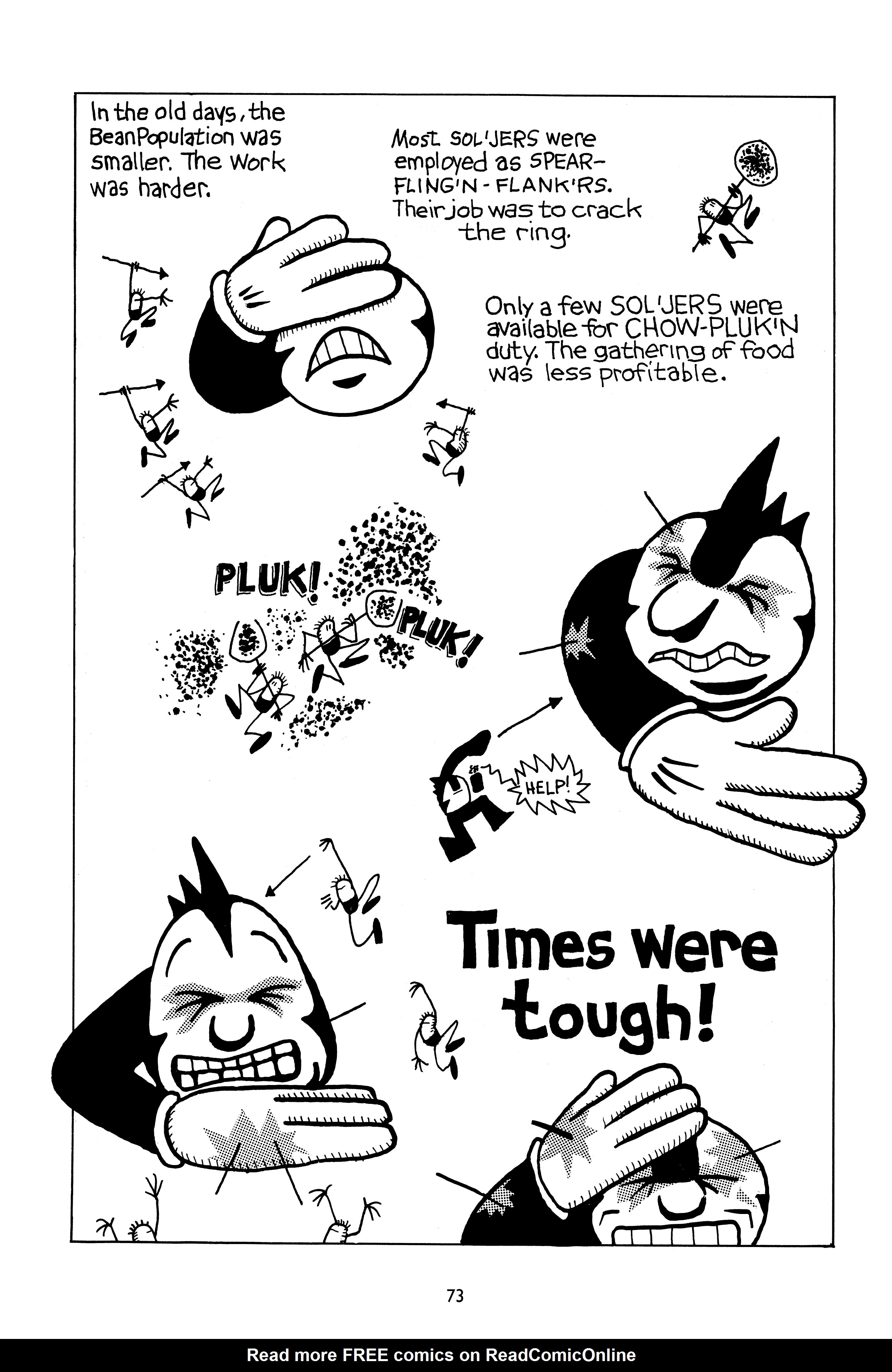 Read online Larry Marder's Beanworld Omnibus comic -  Issue # TPB 1 (Part 1) - 74