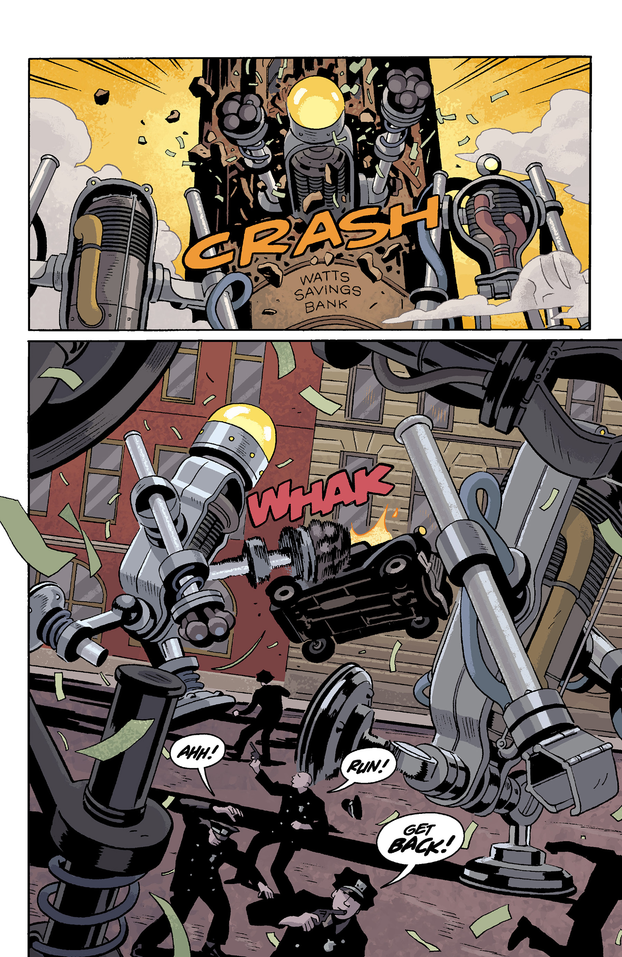 Read online Lobster Johnson: Metal Monsters of Midtown comic -  Issue #1 - 7