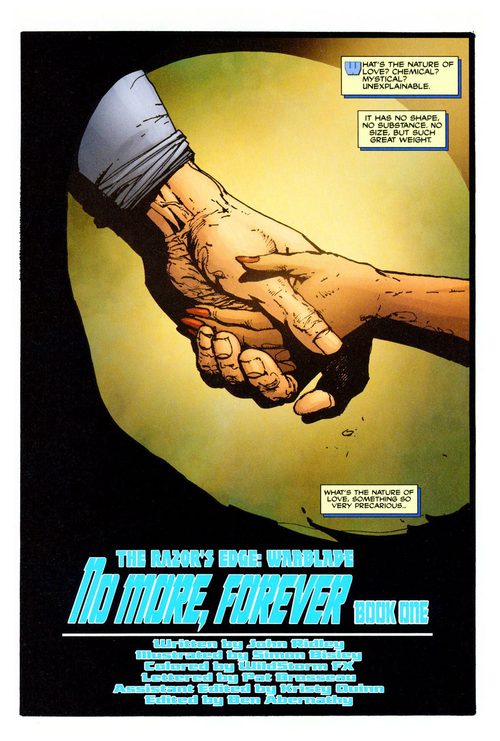 Read online The Razor's Edge comic -  Issue #1 - 2