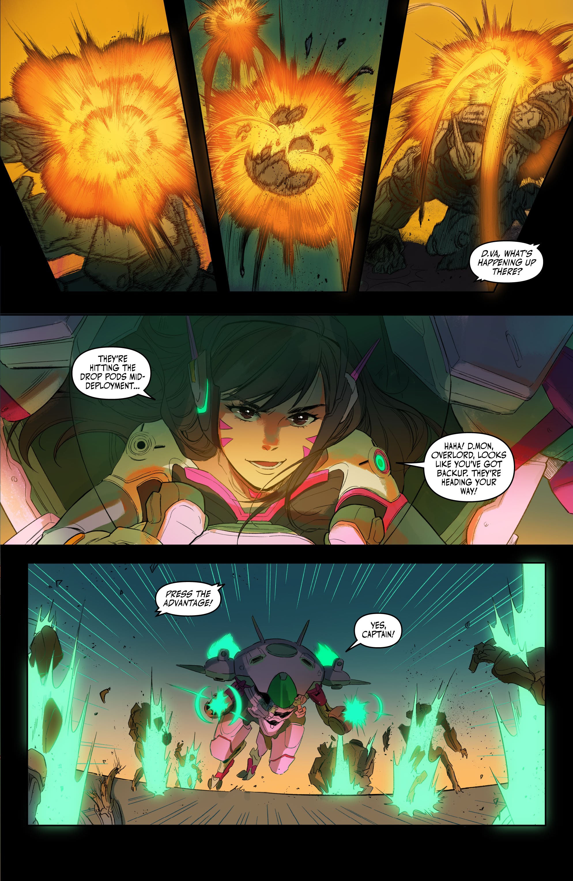 Read online Overwatch: New Blood comic -  Issue #5 - 13
