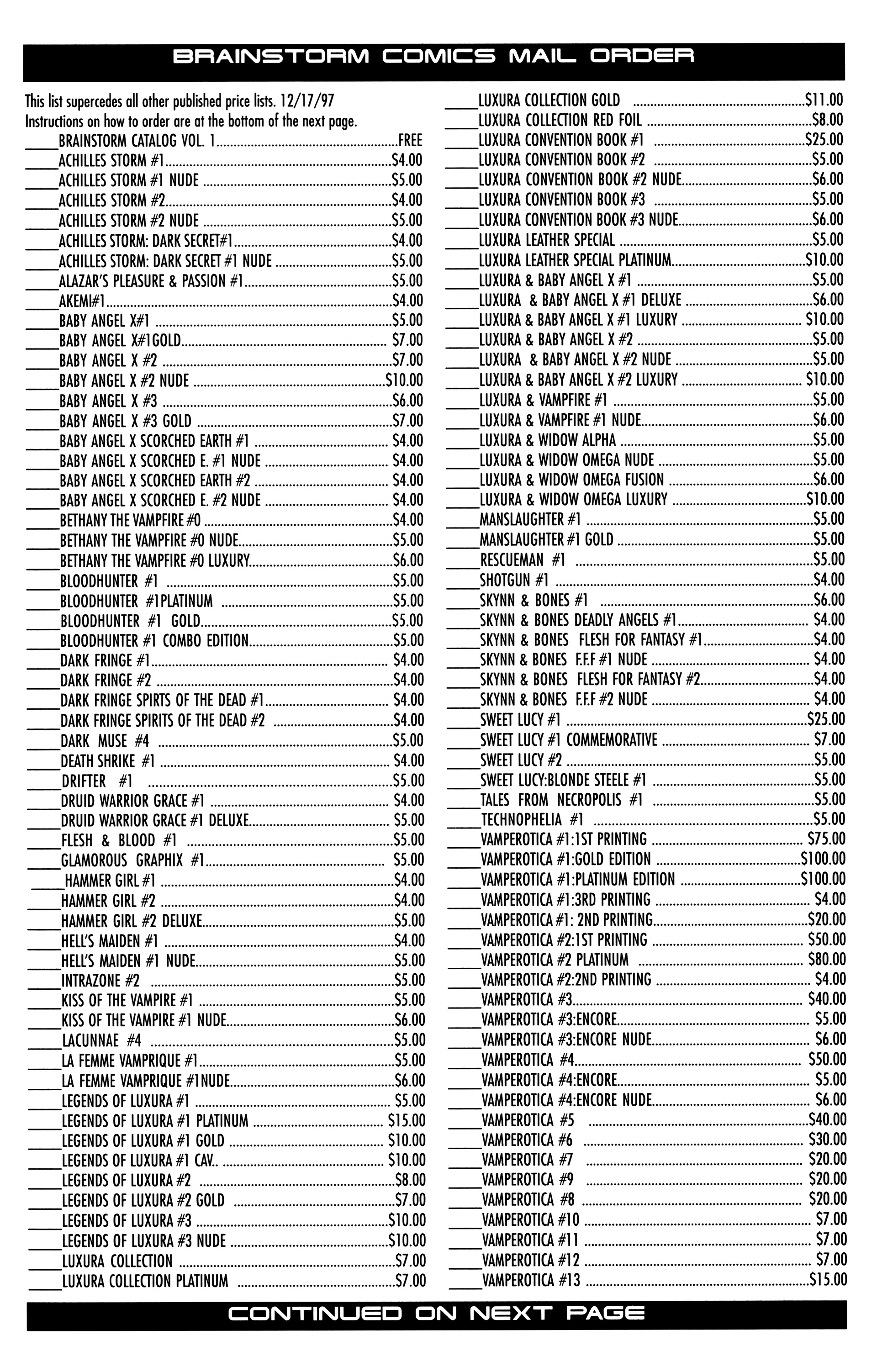 Read online Vamperotica comic -  Issue #33 - 25