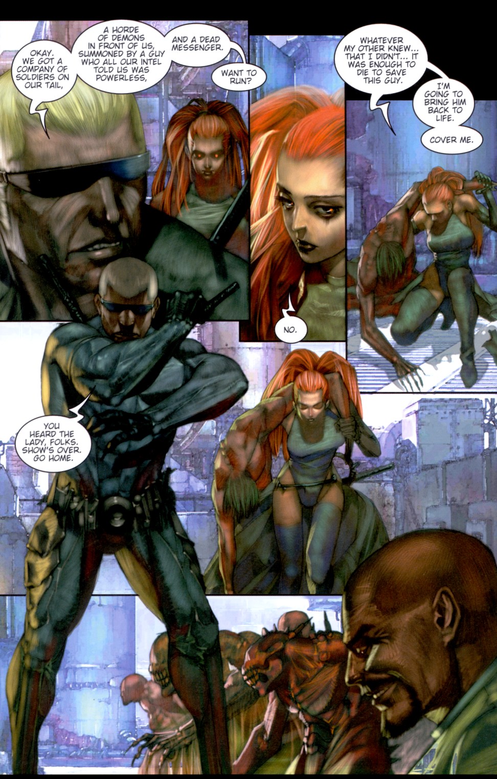 Read online Defiance comic -  Issue #4 - 7