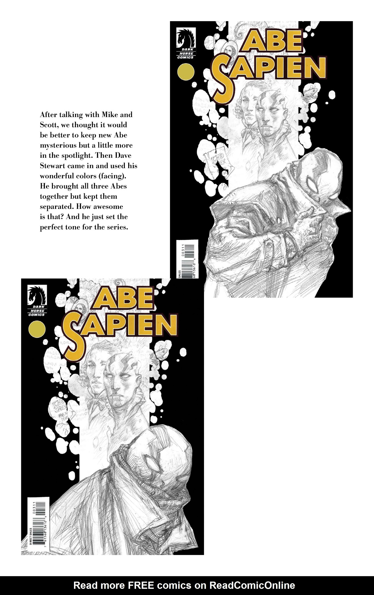 Read online Abe Sapien: Dark and Terrible and The New Race of Man comic -  Issue # TPB - 128