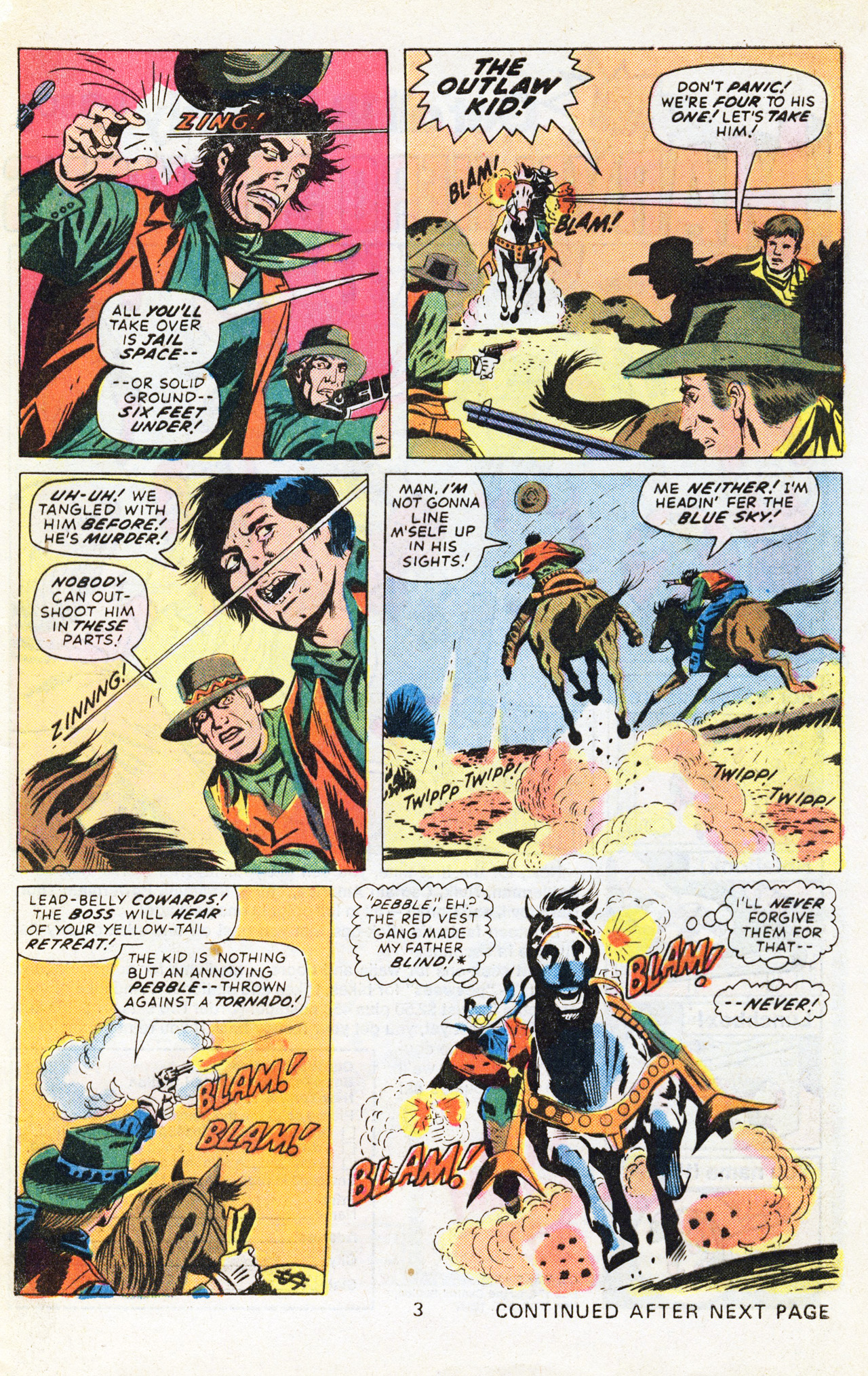 Read online The Outlaw Kid (1970) comic -  Issue #29 - 5