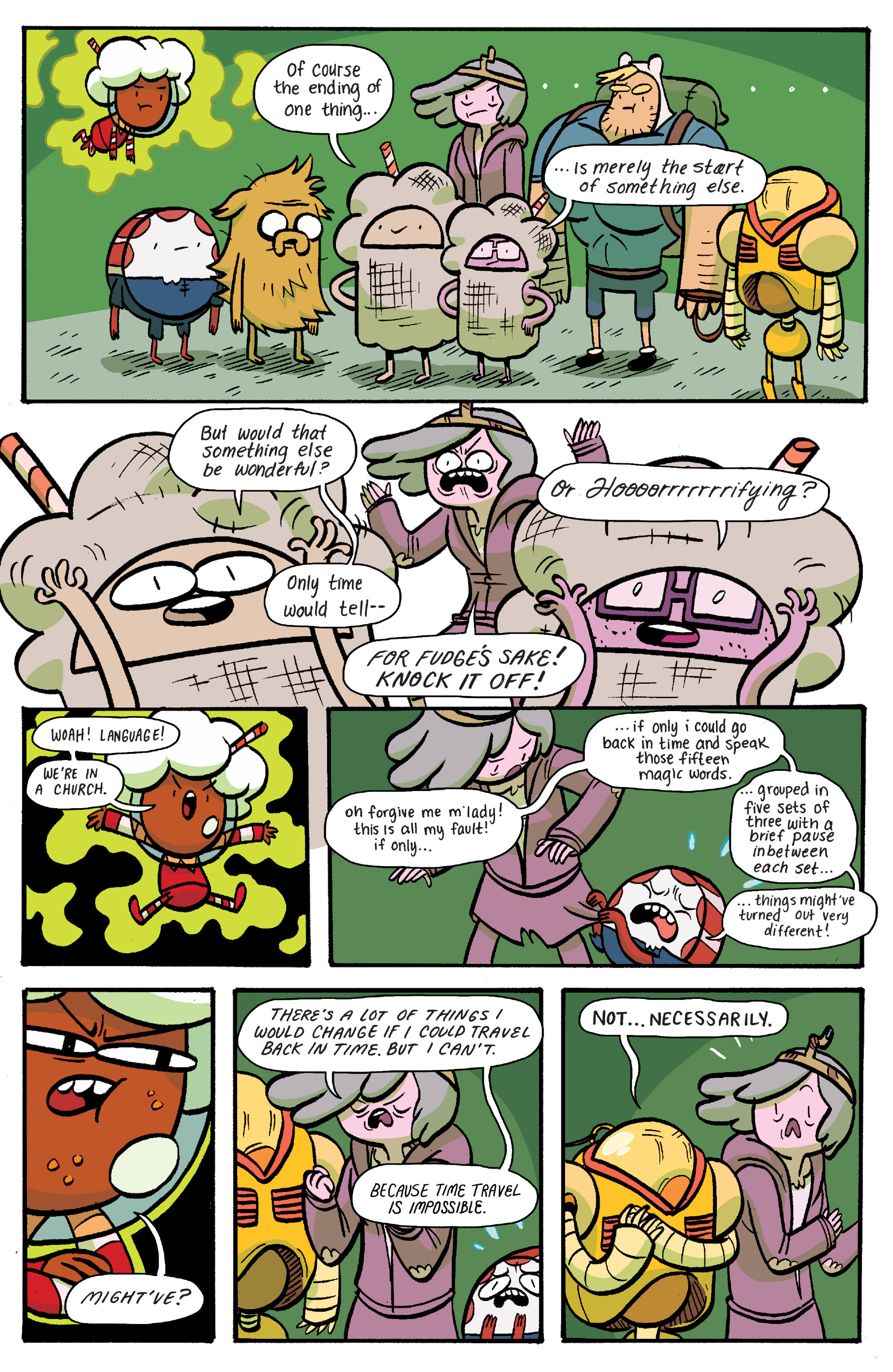 Read online Adventure Time: Banana Guard Academ comic -  Issue #6 - 17