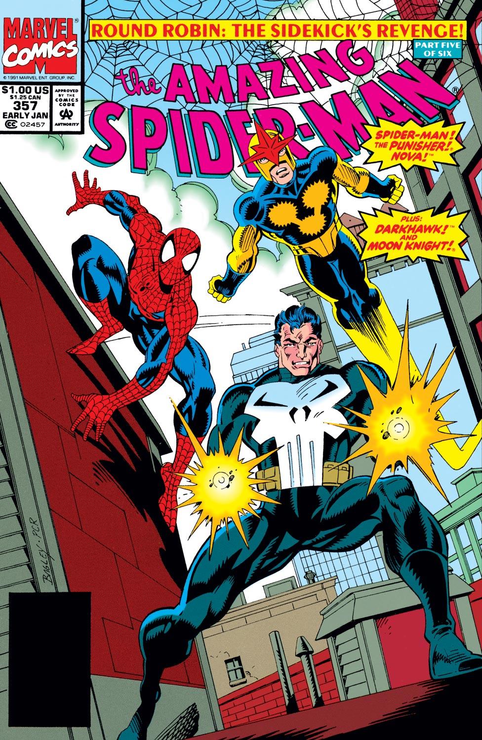 Read online The Amazing Spider-Man (1963) comic -  Issue #357 - 1