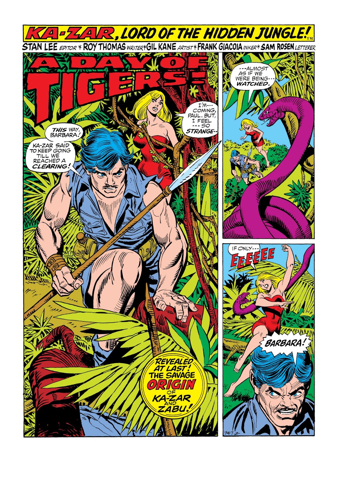Marvel Masterworks: Ka-Zar issue TPB 1 - Page 168