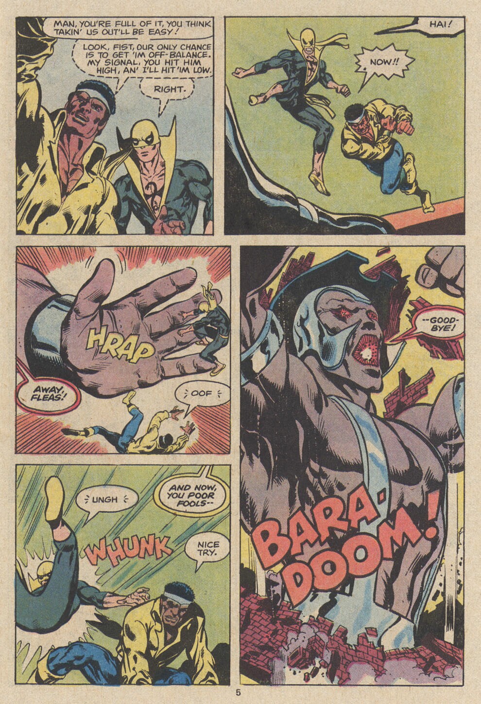 Read online Power Man and Iron Fist (1978) comic -  Issue #57 - 5
