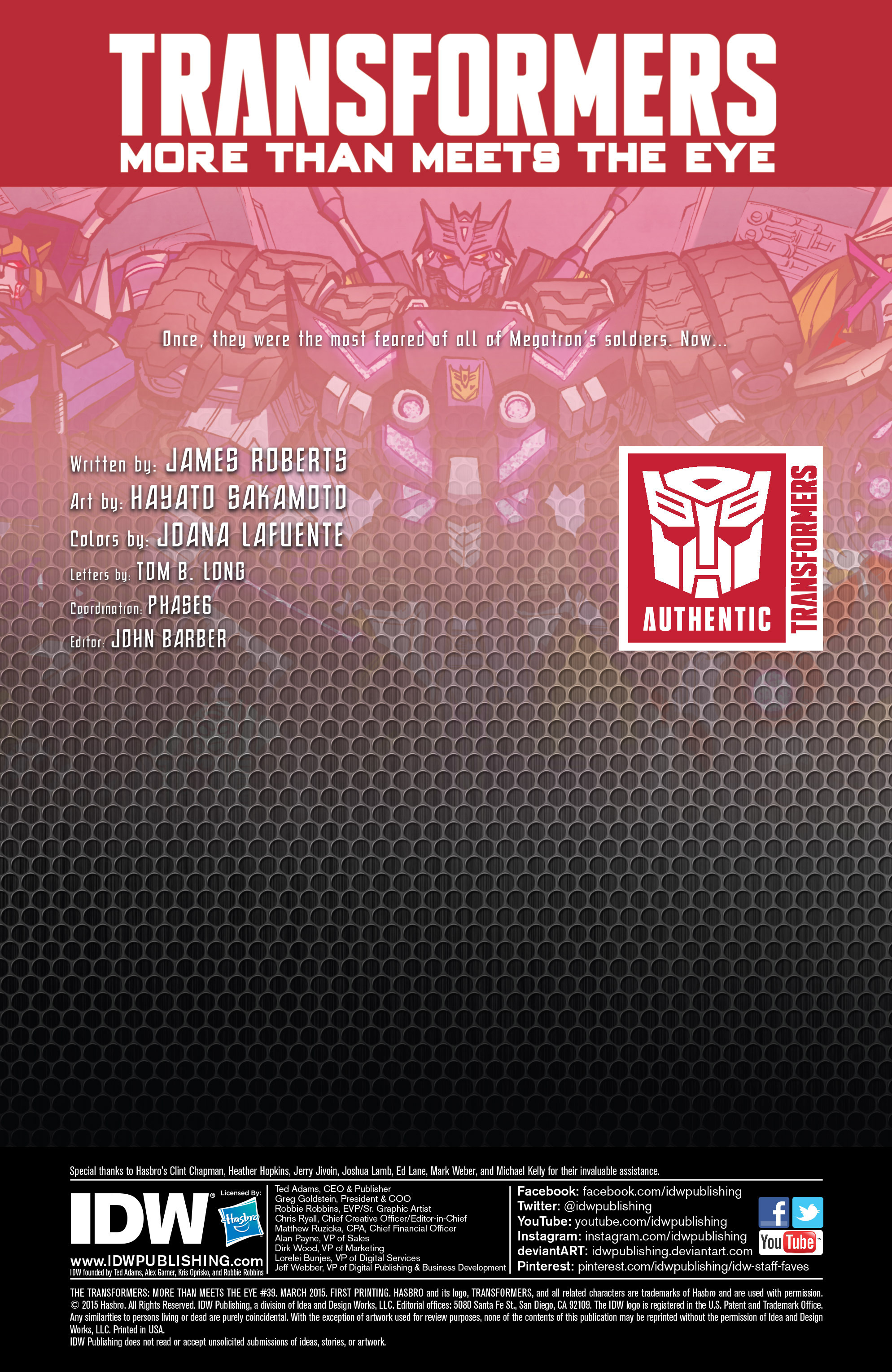 Read online The Transformers: More Than Meets The Eye comic -  Issue #39 - 2