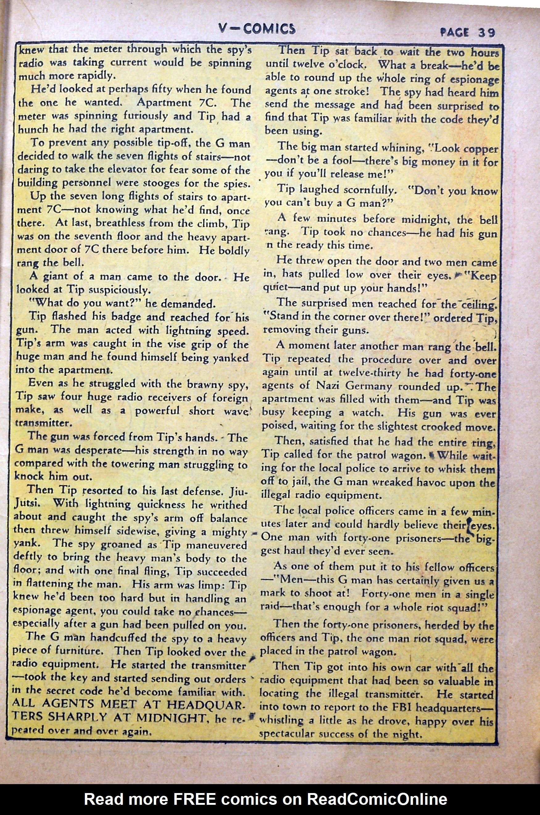 Read online V...- Comics comic -  Issue #2 - 40