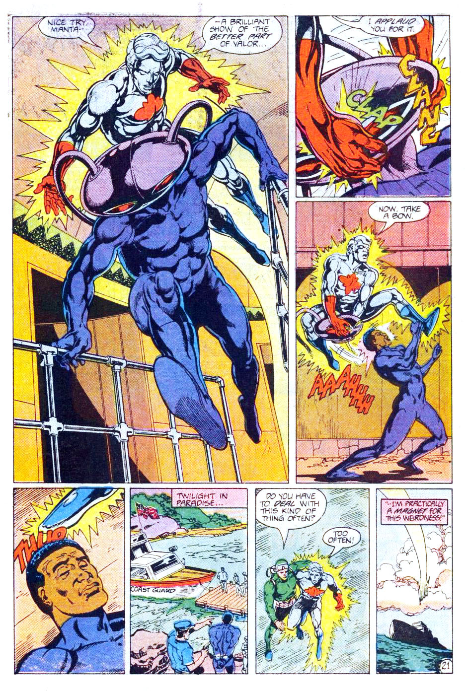 Read online Captain Atom (1987) comic -  Issue #30 - 22
