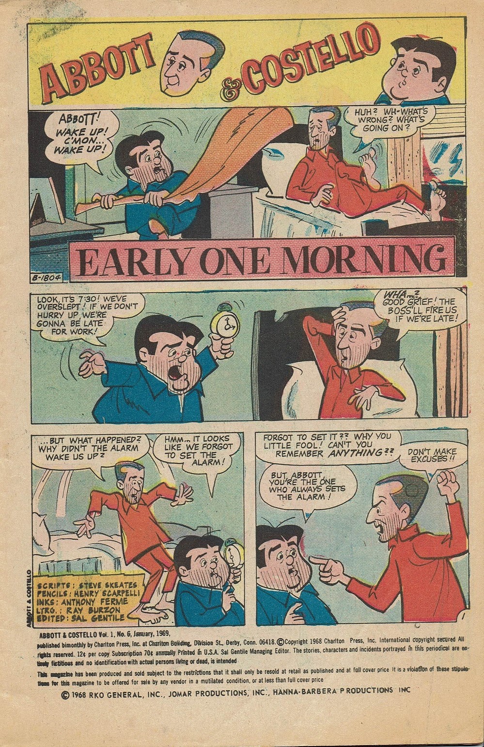 Read online Abbott & Costello comic -  Issue #6 - 3