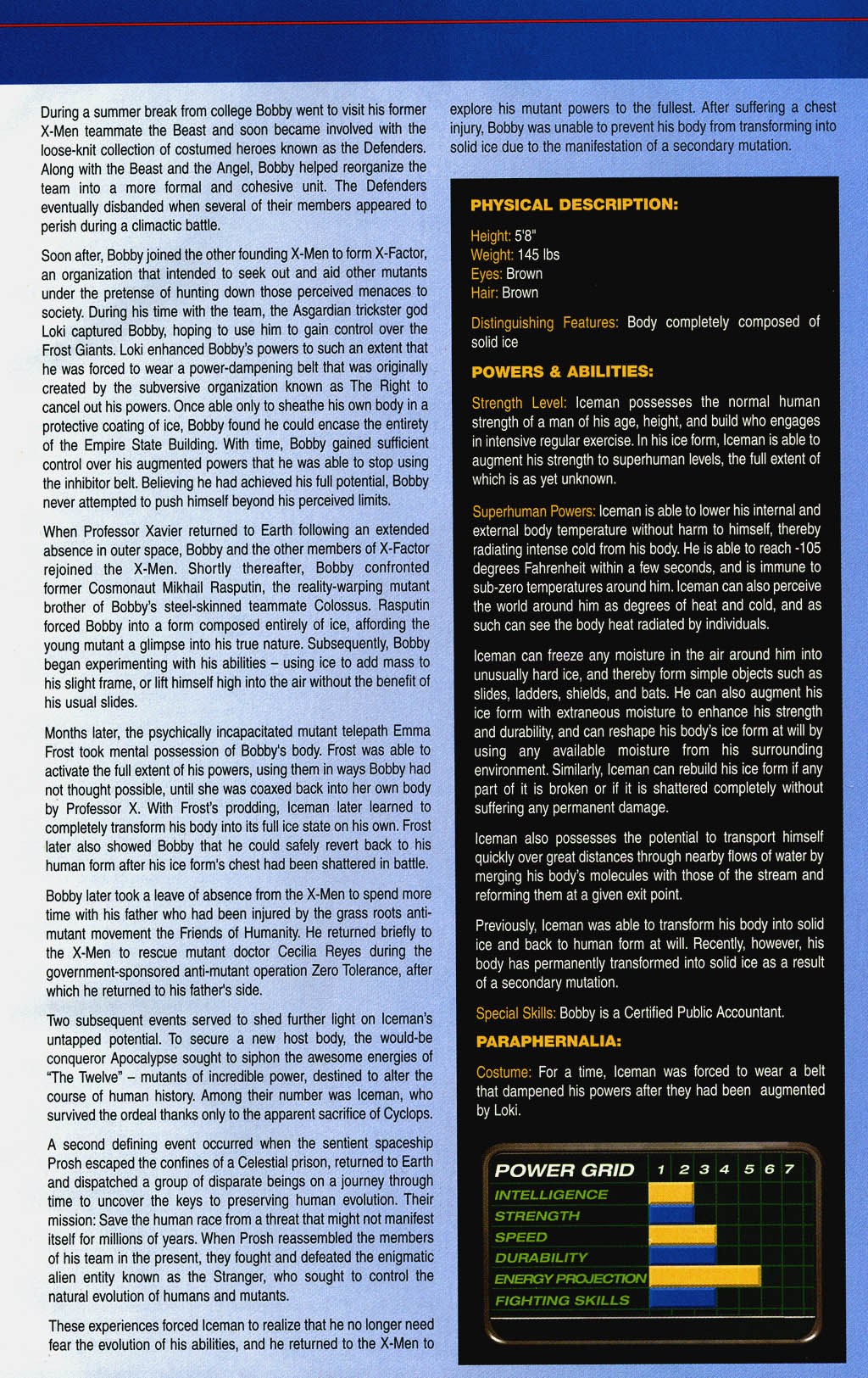 Read online Official Handbook of the Marvel Universe: X-Men 2004 comic -  Issue # Full - 16