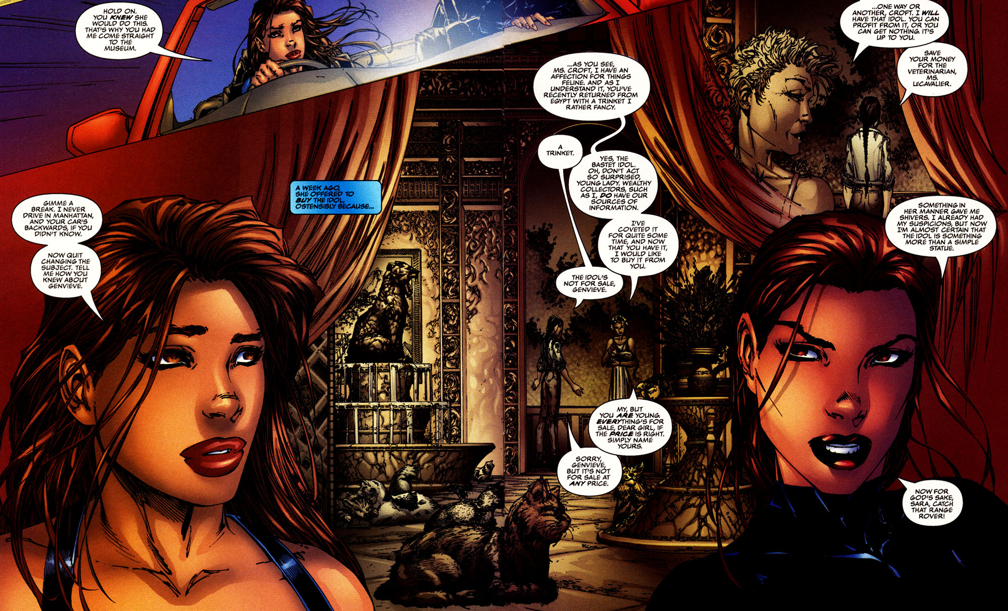 Read online Witchblade/Tomb Raider comic -  Issue #1 - 8