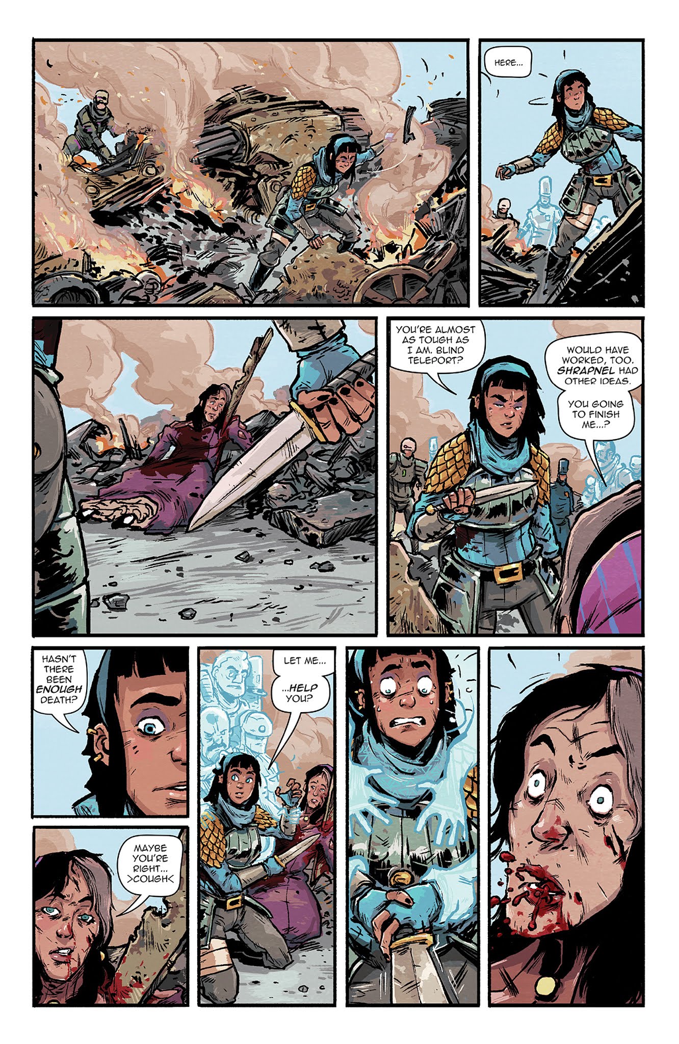 Read online Amala's Blade comic -  Issue #4 - 20