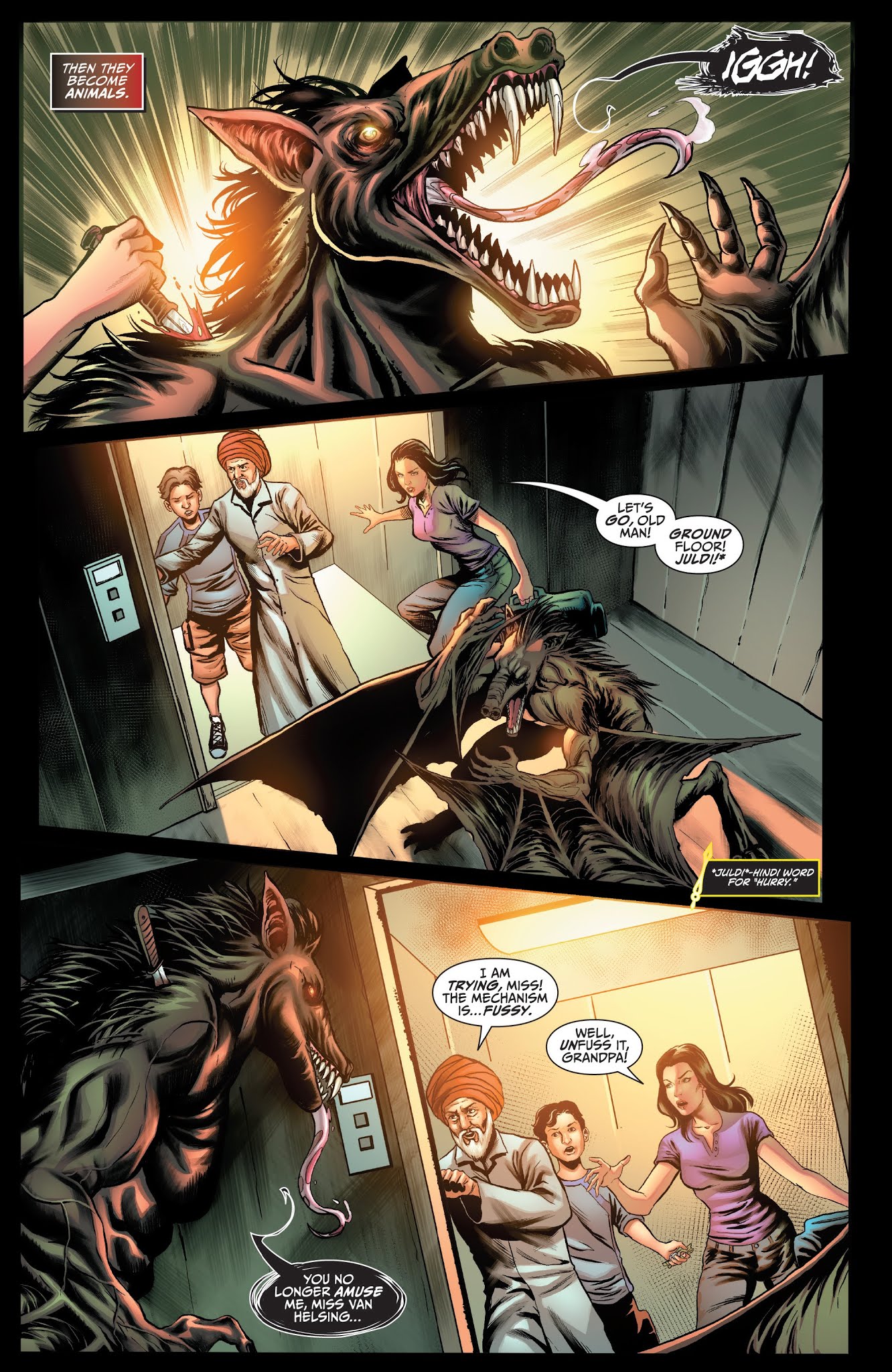Read online Van Helsing: Sword of Heaven comic -  Issue #2 - 4