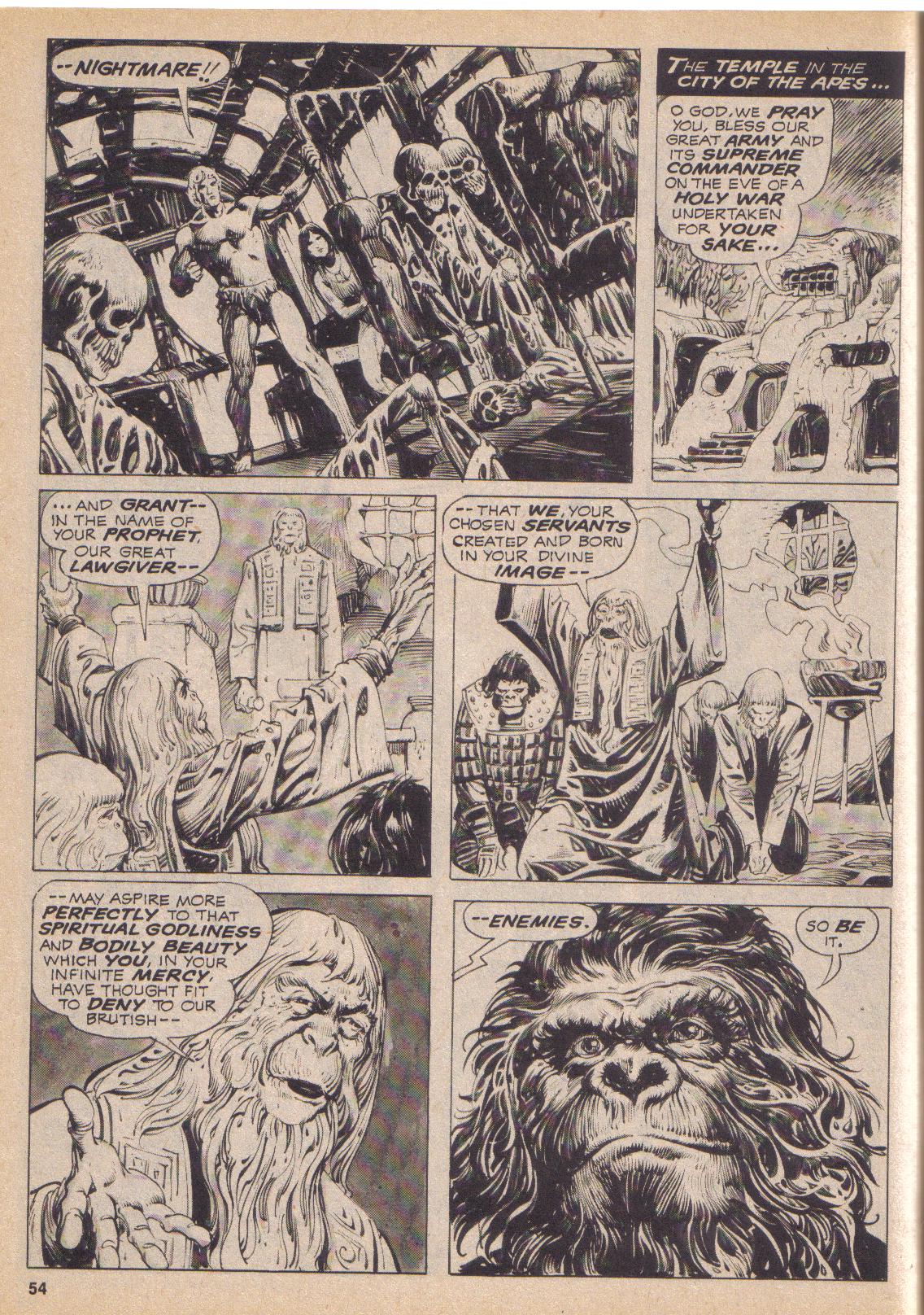 Read online Planet of the Apes comic -  Issue #8 - 54