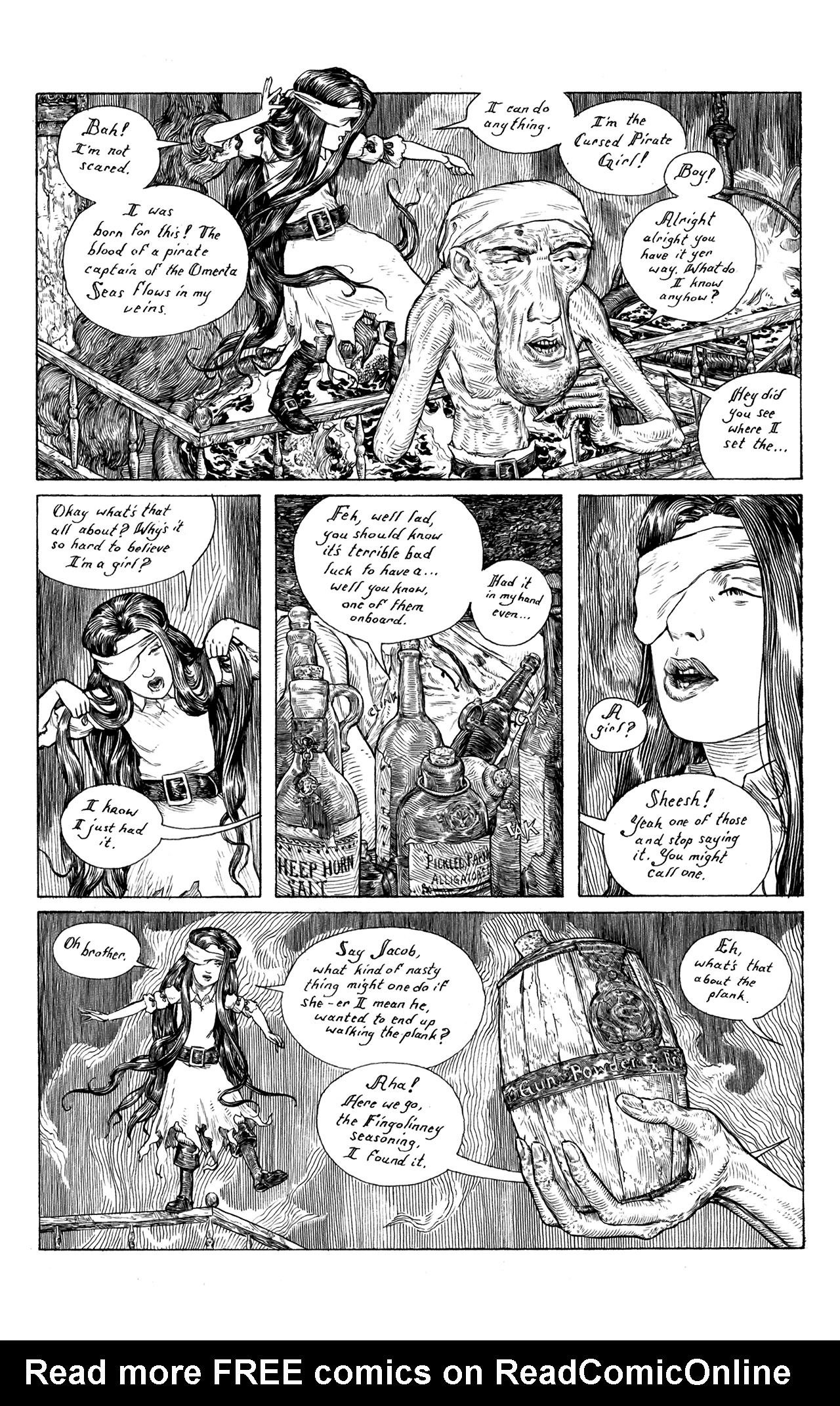 Read online Cursed Pirate Girl comic -  Issue #3 - 15