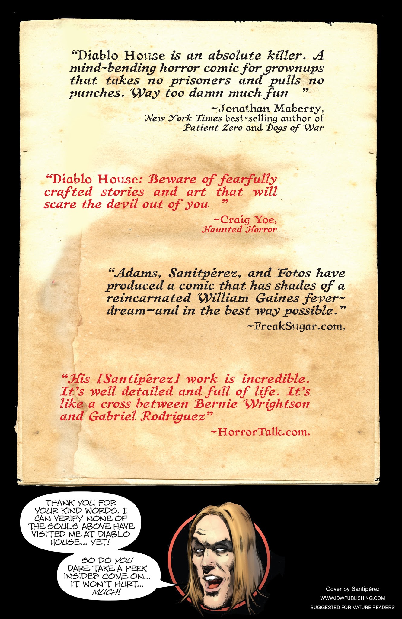 Read online Diablo House comic -  Issue #1 - 31