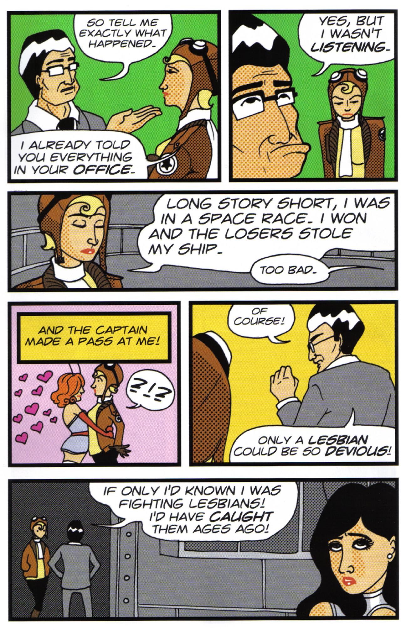 Read online I Was Kidnapped By Lesbian Pirates From Outer Space comic -  Issue #5 - 8