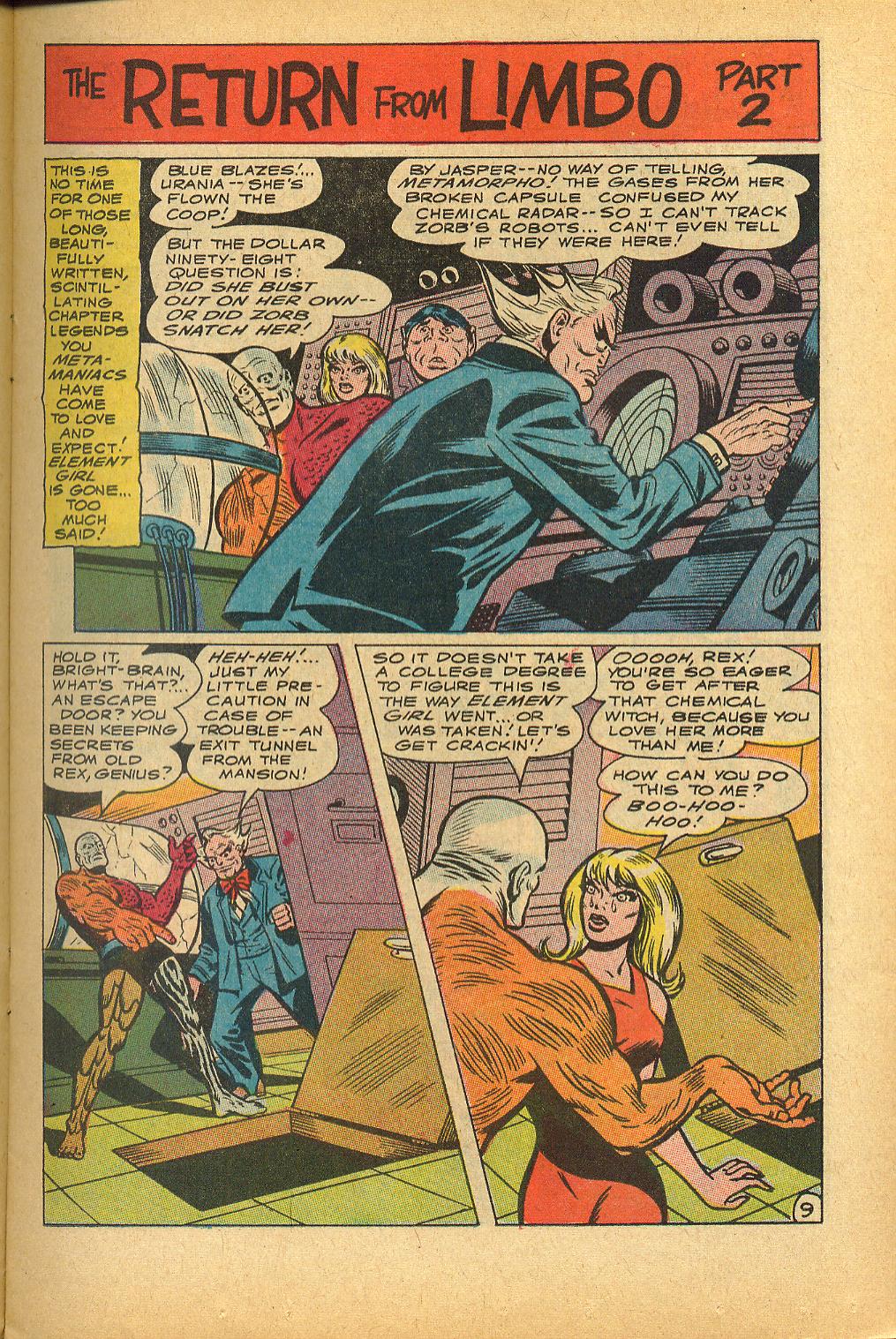 Read online Metamorpho comic -  Issue #13 - 10